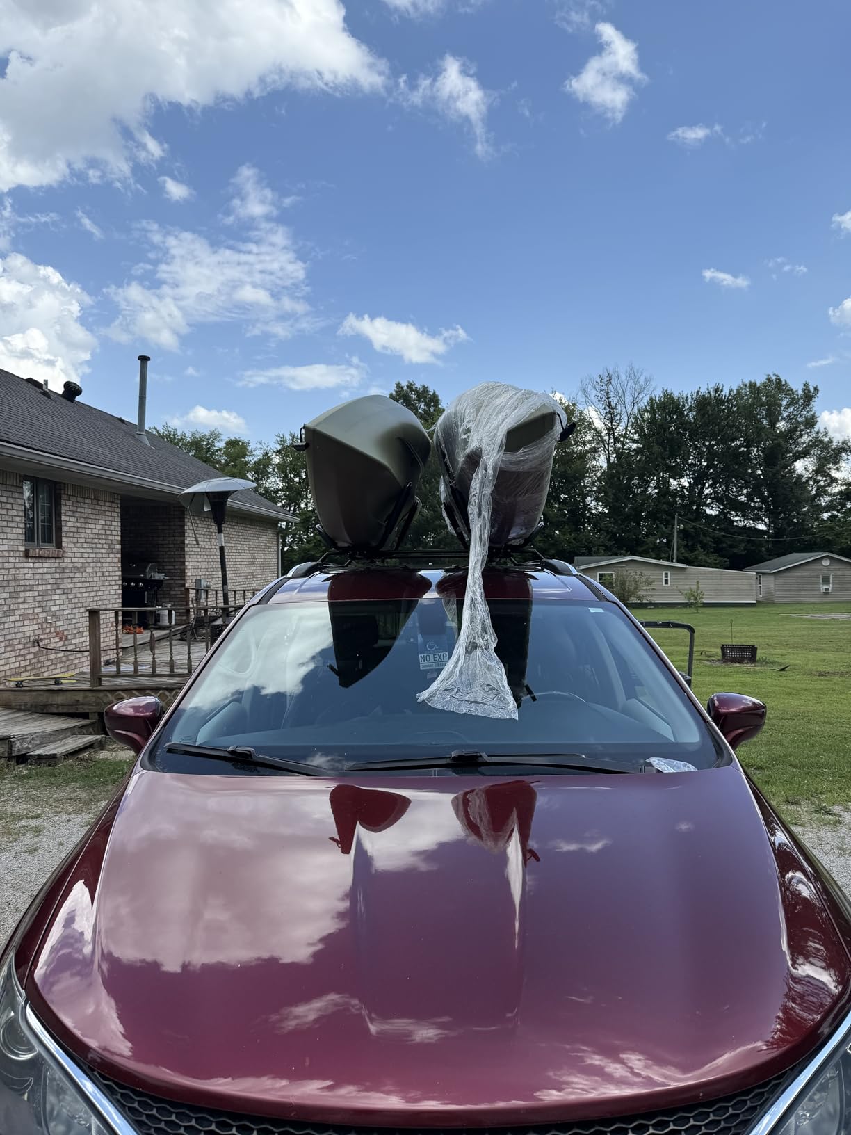 2 Pairs Kayak Roof Rack for Car Top Roof Mount Carrier customer photo 2