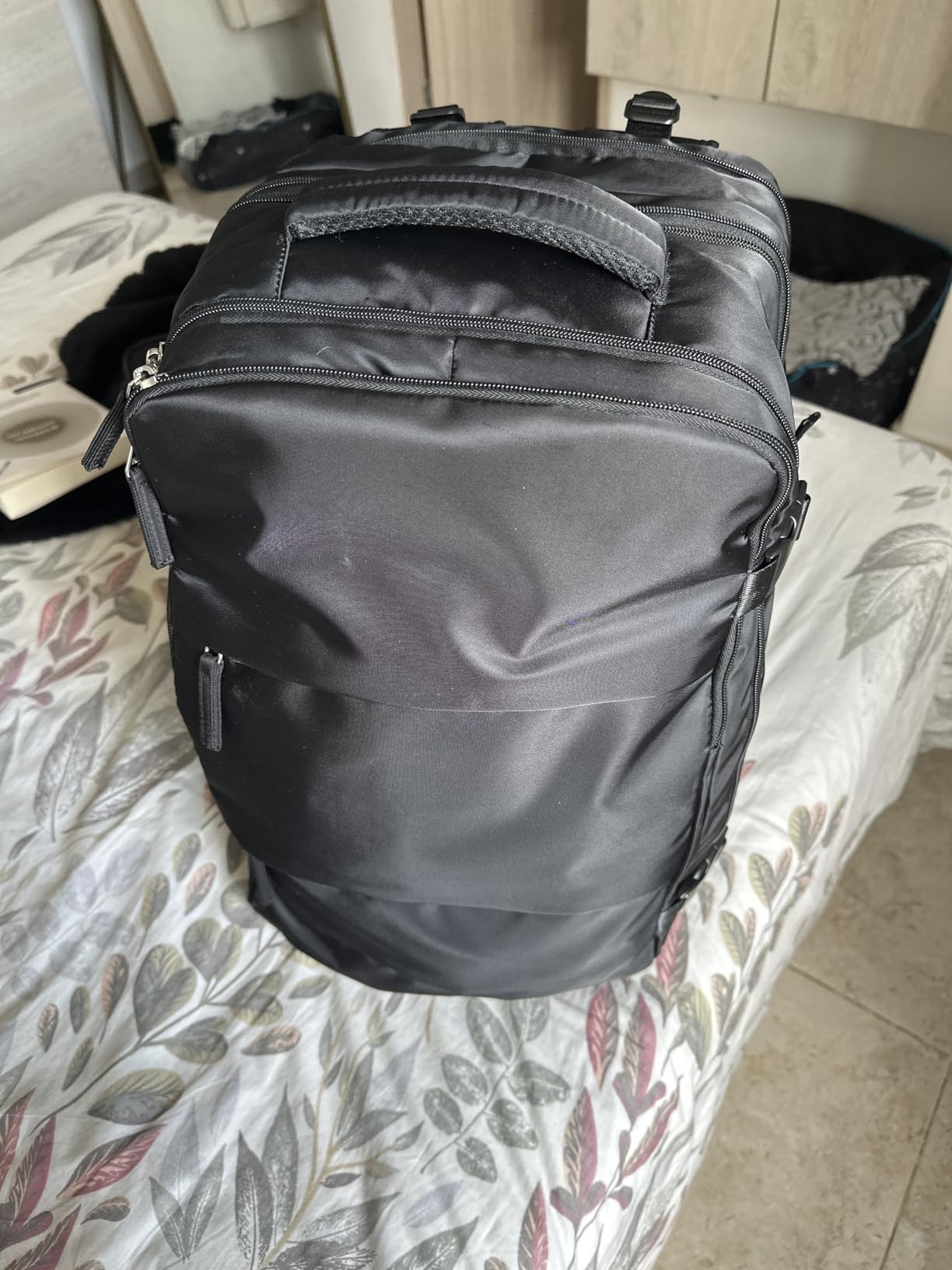 coofay Expandable Backpack For Traveling On Airplane Carry On Backpack Flight Approved Personal Item Travel Backpack For Women Men Airline Approved Gym Bag With Shoe Compartment Travel Weekender Bag customer photo 2