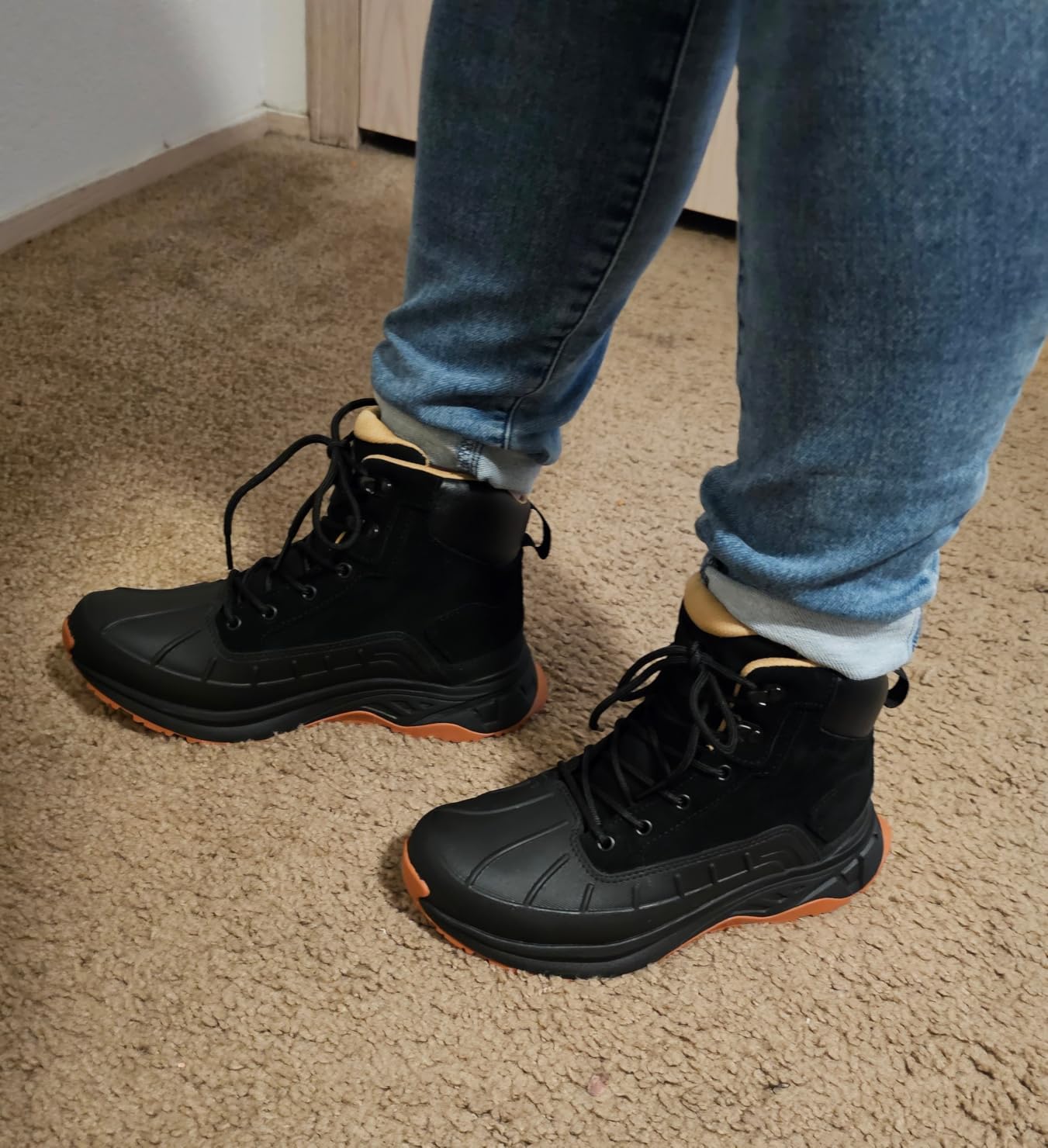NORTIV 8 Women's Waterproof Hiking Boots Outdoor Trekking Camping Trail Hiking Boots customer photo 2