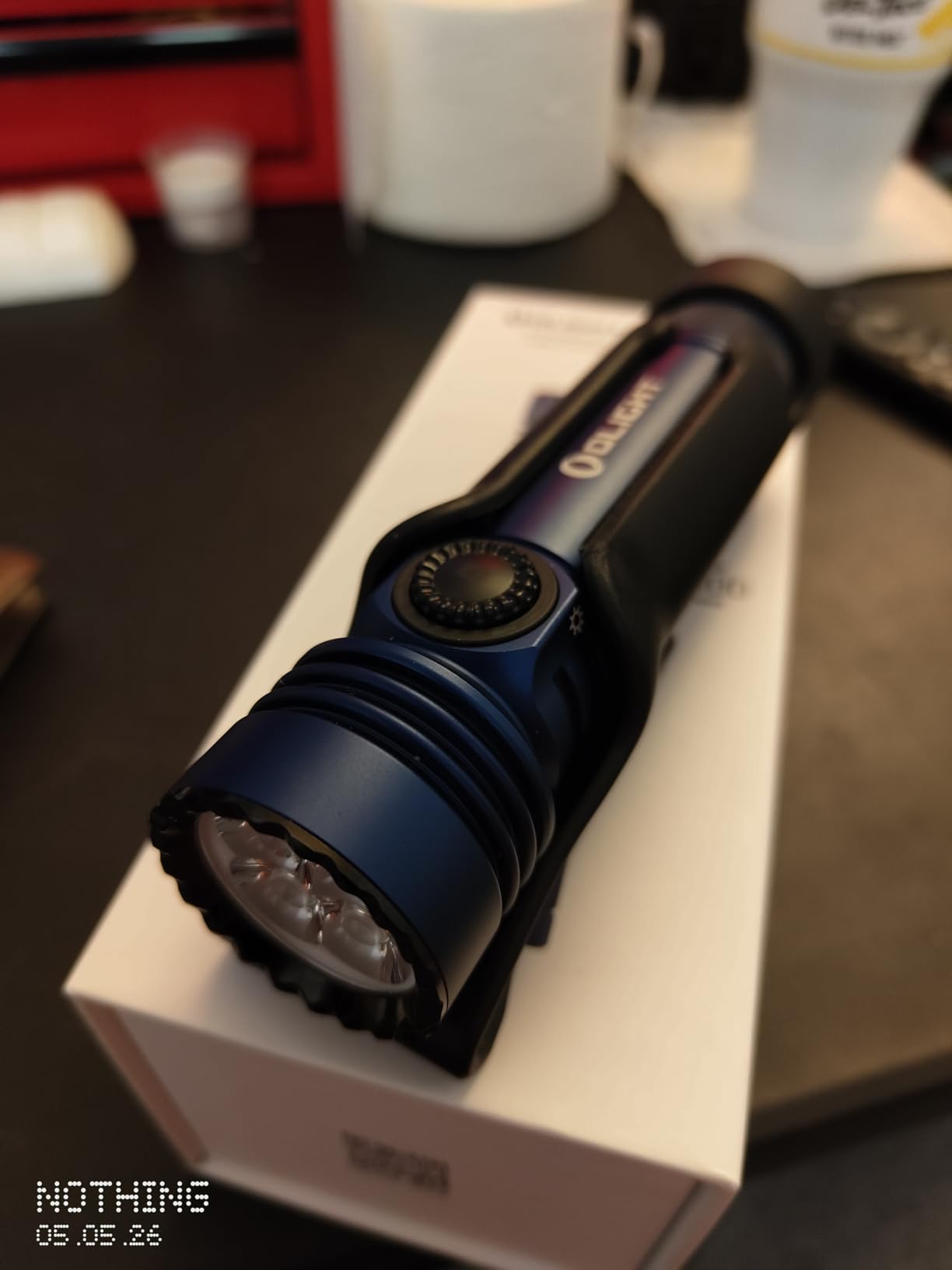 OLIGHT Seeker 4 Pro Rechargeable Flashlight Bright High Lumen Midnight Blue | 4600 Lumens, High Powerful Flash Light, with USB C Charging Holster, Waterproof IPX8 for Emergencies, Camping, Searching customer photo 2