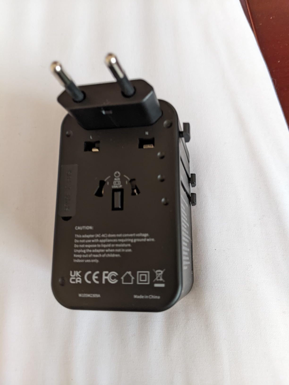 EPICKA 75W GaN PD Universal Travel Adapter, 3USB-C/2USB-A | International Power Adapter for EU/US/UK/AU, Fast Charging for Multi-Device Travel, TA-105 Max, Black customer photo 2