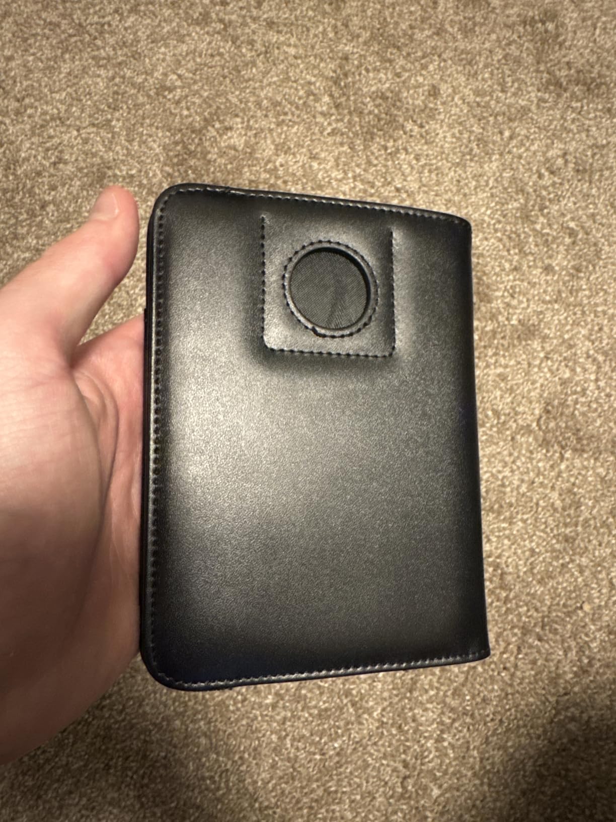 Airtag Passport Holder, Travel Essentials, Passport Cover, RFID Wallet customer photo 1