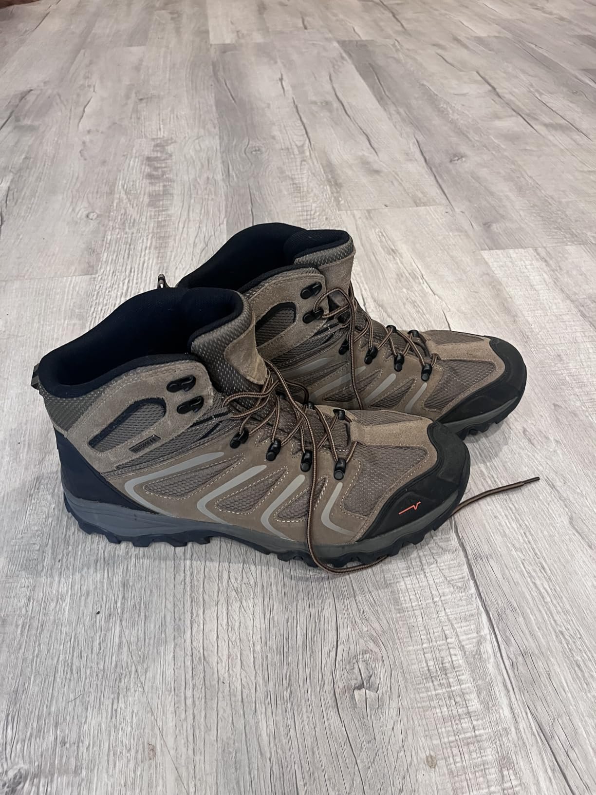 NORTIV 8 Men's Ankle High Waterproof Hiking Boots customer photo 1