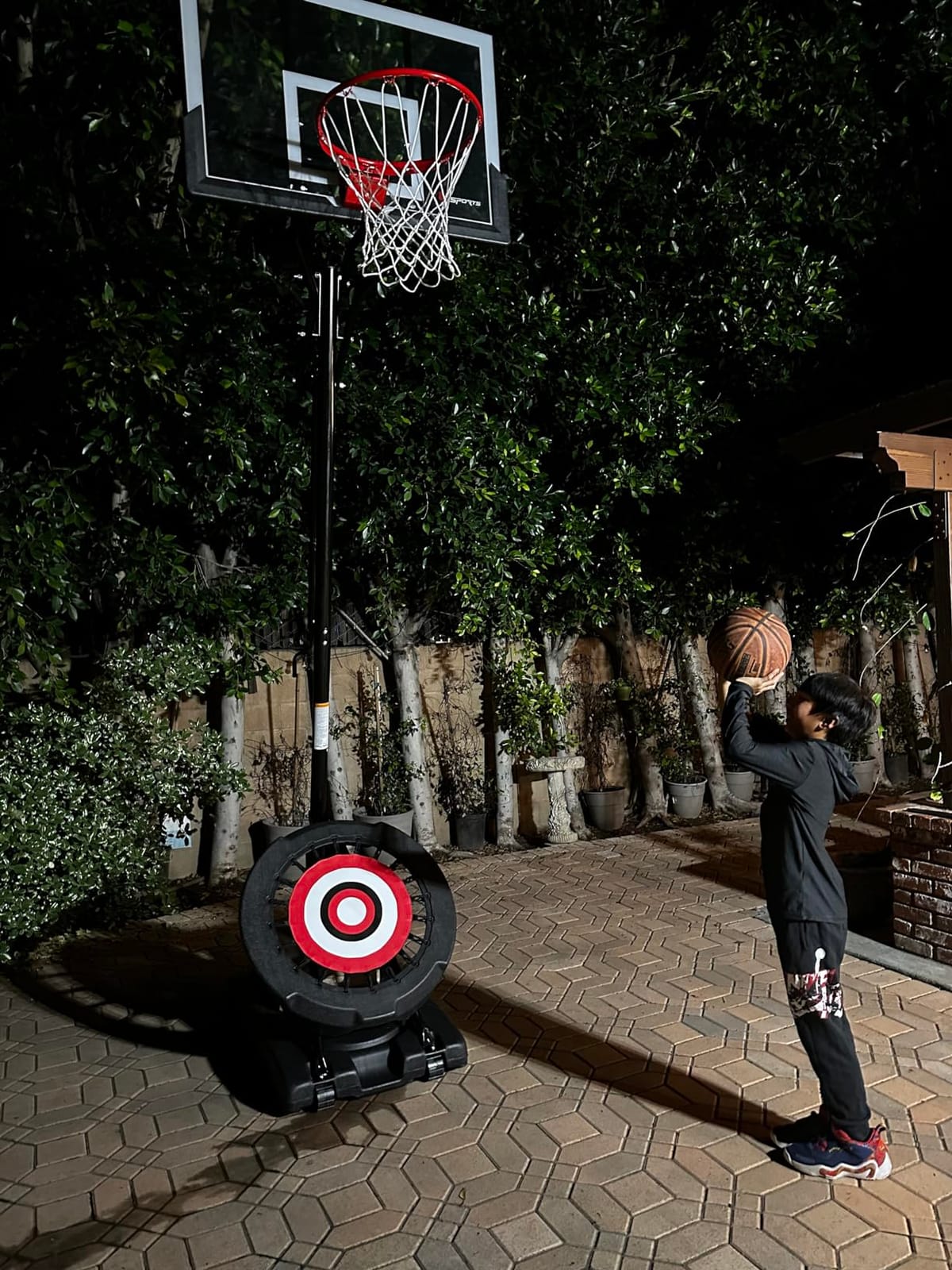 IE Sports Portable Basketball Hoop - Indoor and Outdoor Hoops Game Equipment for Backyard, Driveway, and Garage customer photo 1
