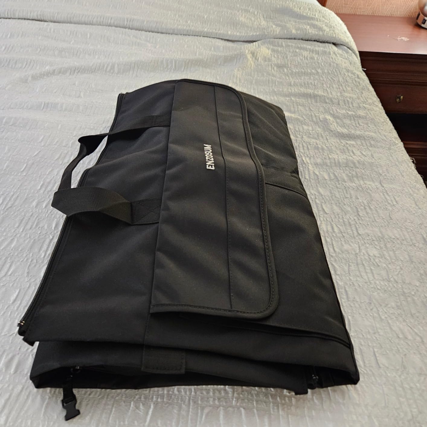 Garment Bags for Travel Large Suit Bag for Men Carry On Garment Bag Convertible Garment Duffle Bag with Shoes Compartment, 2 in 1 Hanging Dress Suitcase Suit Travel Bags customer photo 1