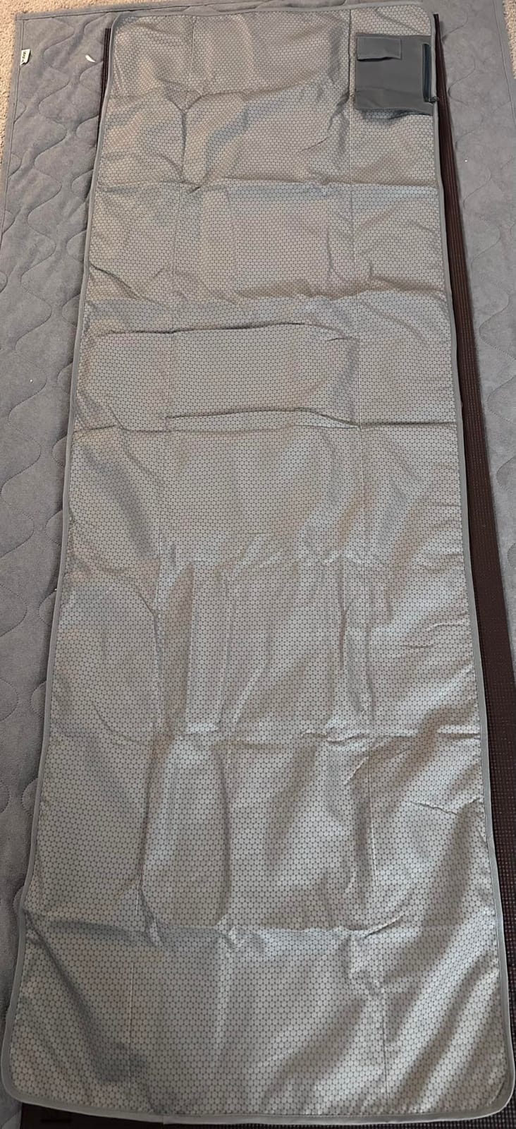 Heated Sleeping Bag Liner,Heated Sleeping Bag Pad(No Power Bank) USB Suede Camping Heated Blanket,USB Heating Pad for Camping,Sofa,Office customer photo 1