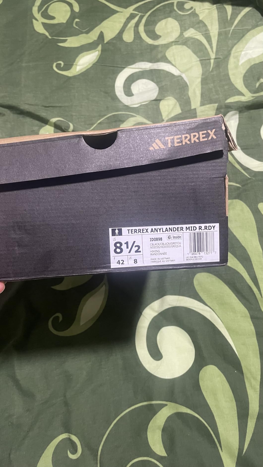 adidas Men's Terrex Anylander Mid Top Rain.Rdy Hiking Shoes customer photo 1