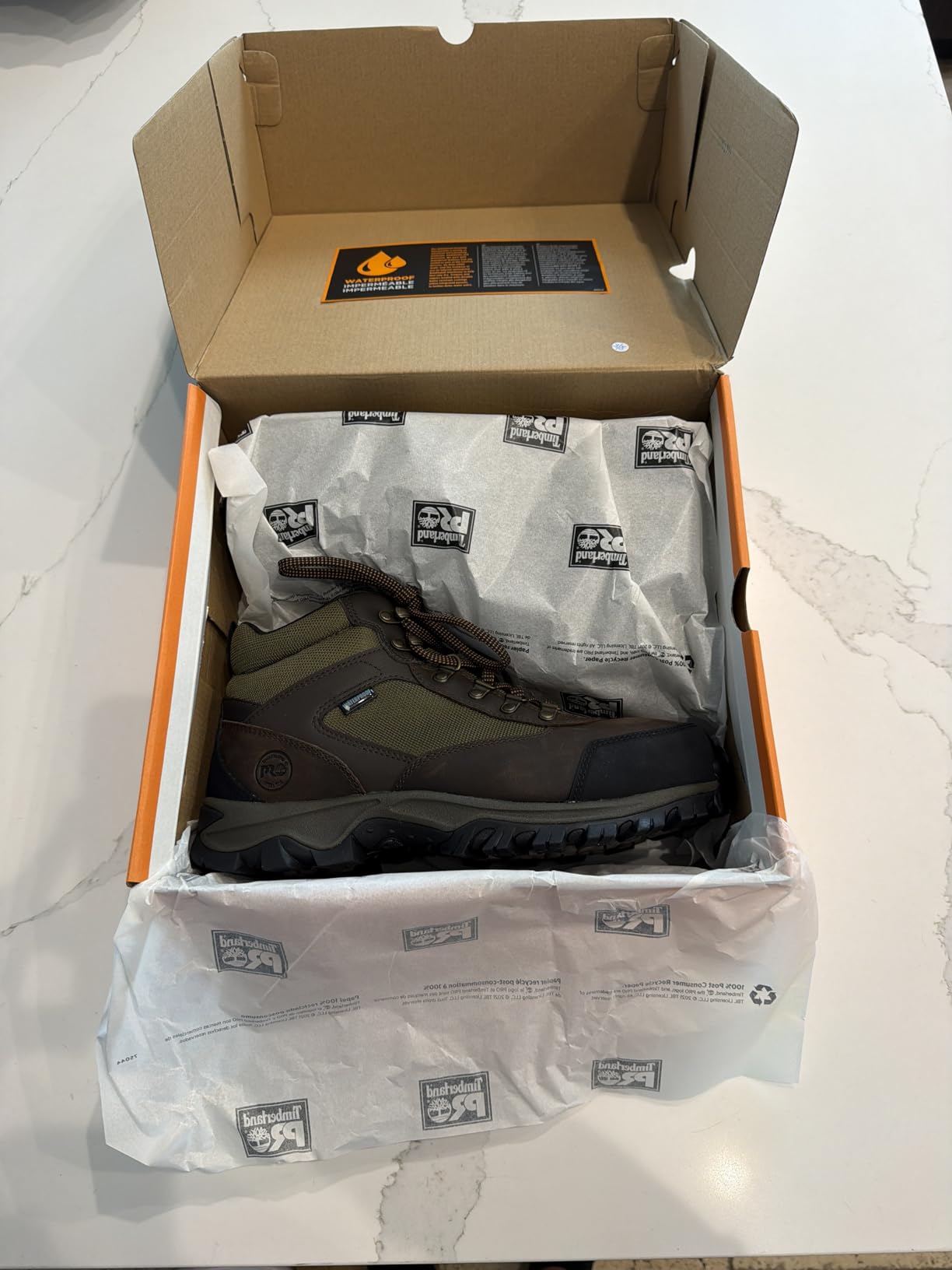 Timberland PRO Men's Keele Ridge Steel Safety Toe Waterproof Industrial Hiking Boot customer photo 2
