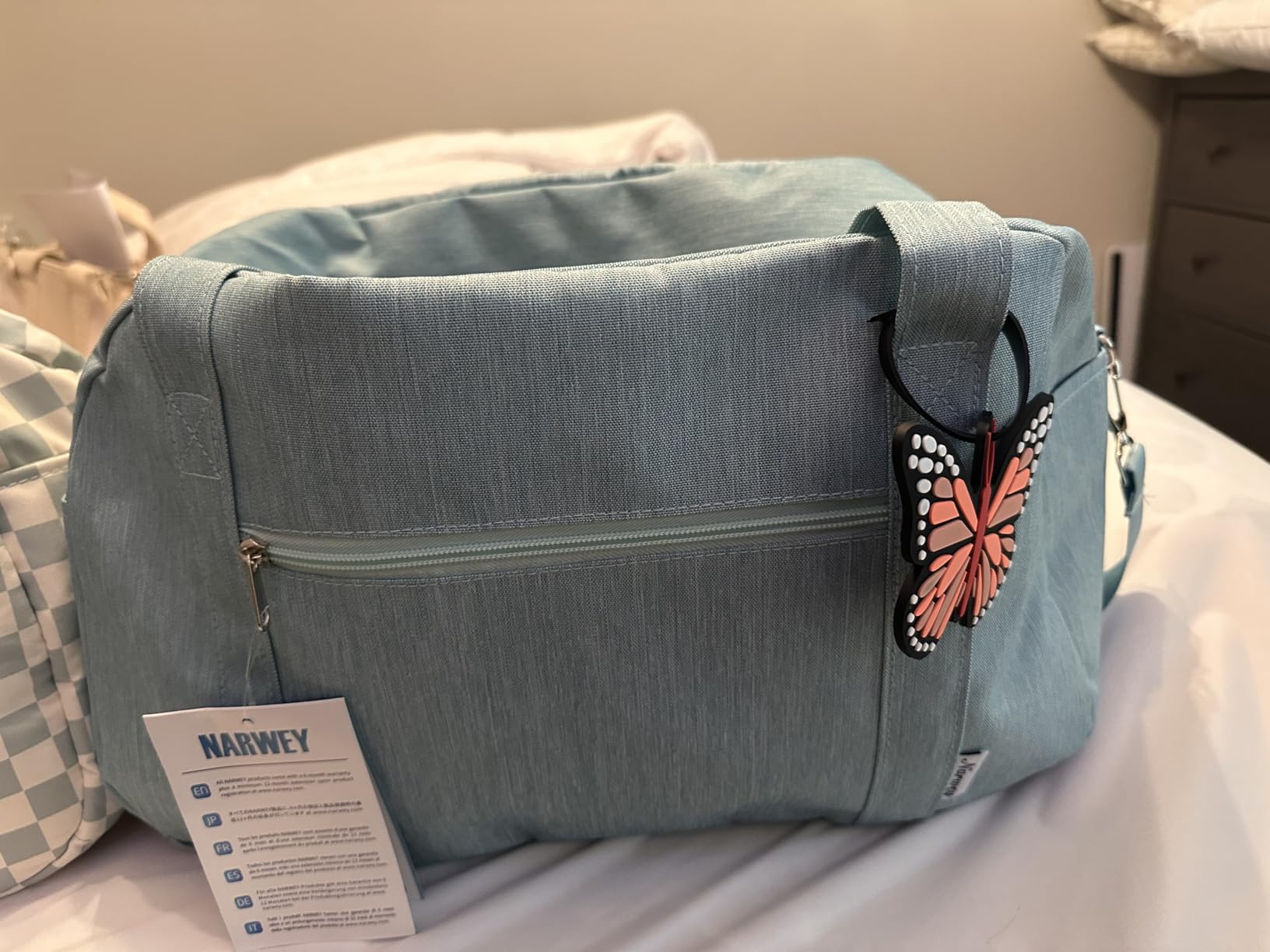 Narwey Carry on Duffle Bag Underseat for Airplane, Personal Item Travel Bag customer photo 2
