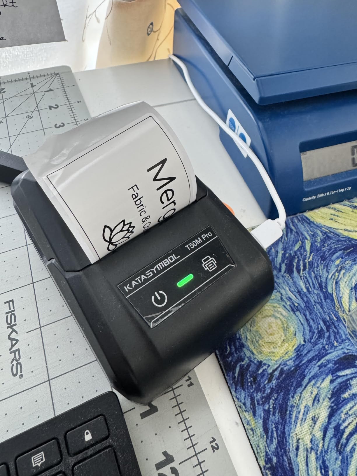 SUPVAN T50M Pro Bluetooth Label Maker Machine with Tape, Black customer photo 1