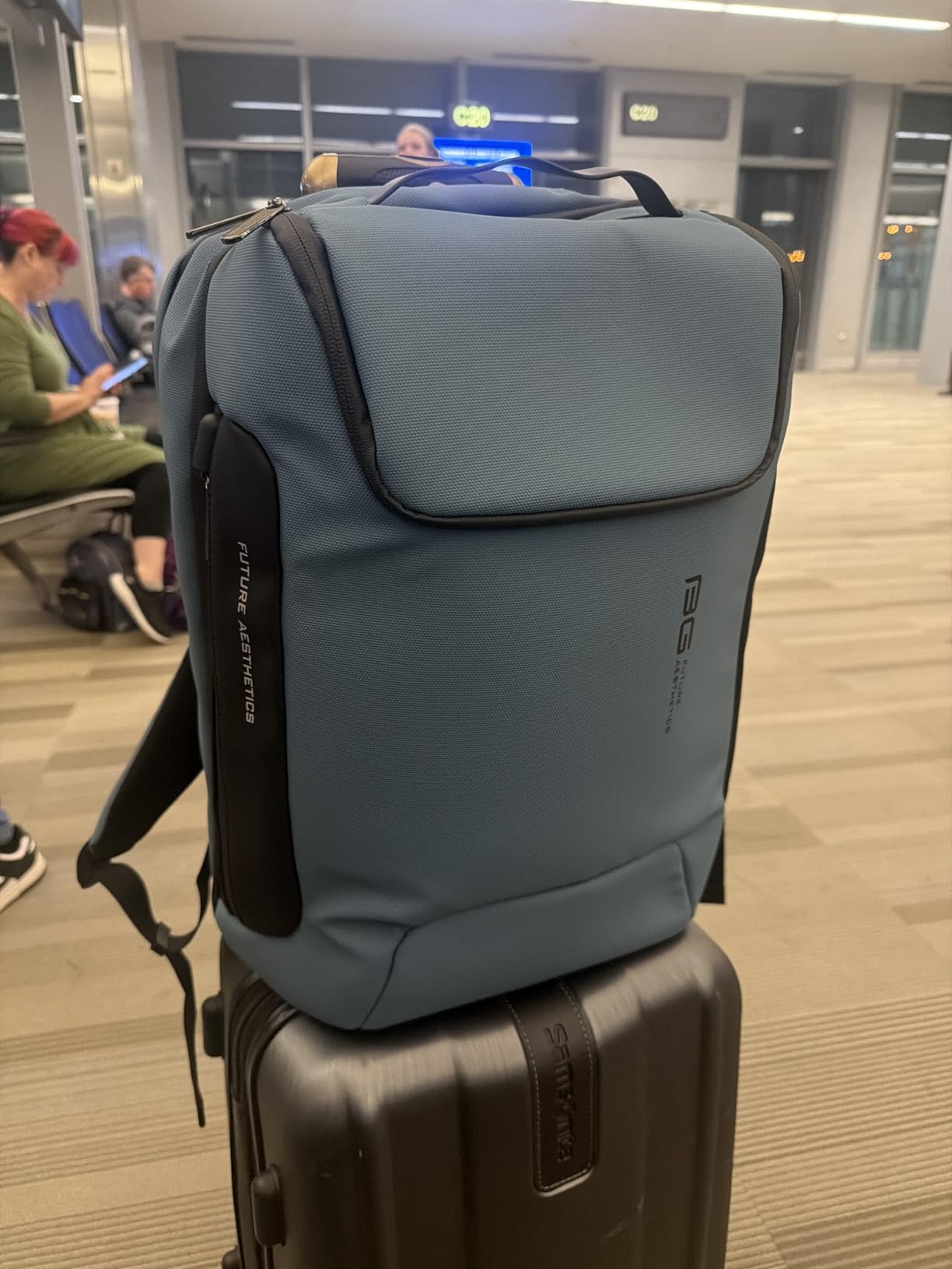 BANGE Anti-Theft Backpack,Tech Backpacks, 17 Inch Laptop Backpack with USB3.0 Charging Port, Mens Travel Backpack for Men and Women… customer photo 1
