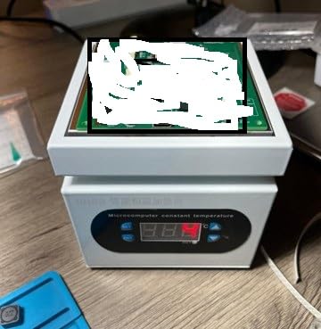 350W Soldering Hot Plate,100×100mm LED Microcomputer Preheat Rework Heater customer photo 2