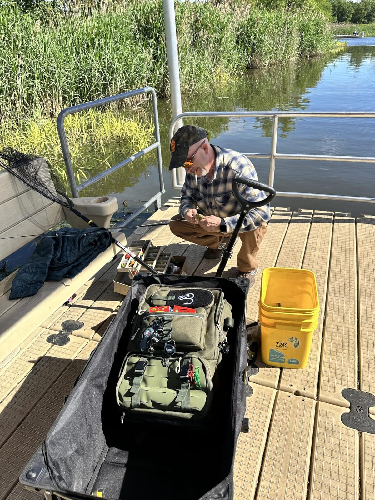 Baitium Fishing Backpack, Tackle Bag With Rod Holders, 40L Capacity customer photo 1