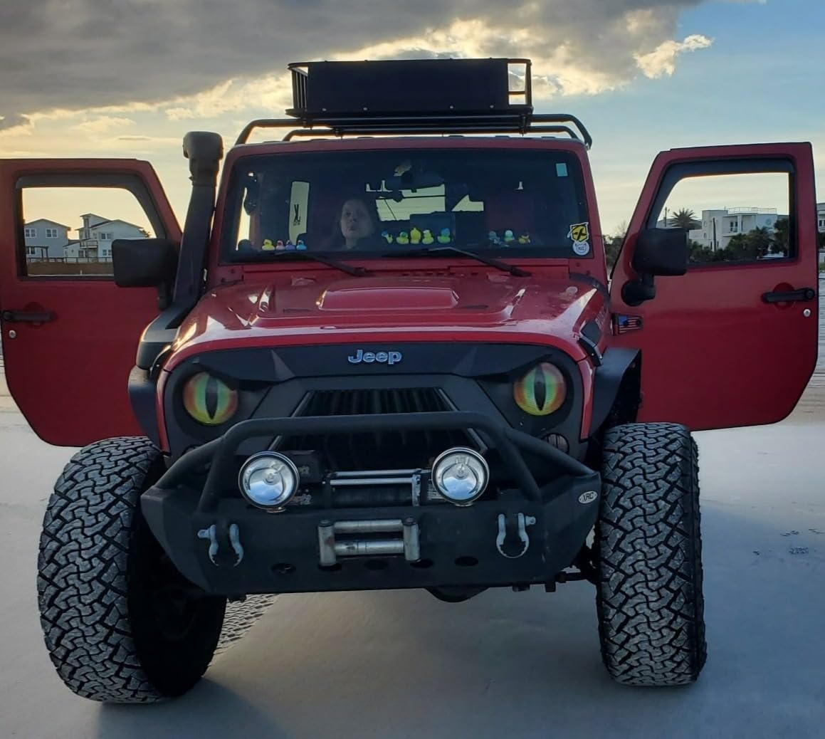 SCITOO Car Snorkel Kit Assembly Compatible with Jeep Wrangler JK 2006-2017 Air Ram Intake 3.8L Petrol 2.8L Diesel customer photo 1