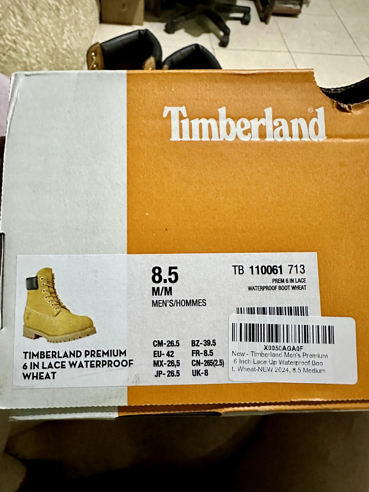 Timberland Men's Premium 6 inch Waterproof Boot customer photo 2