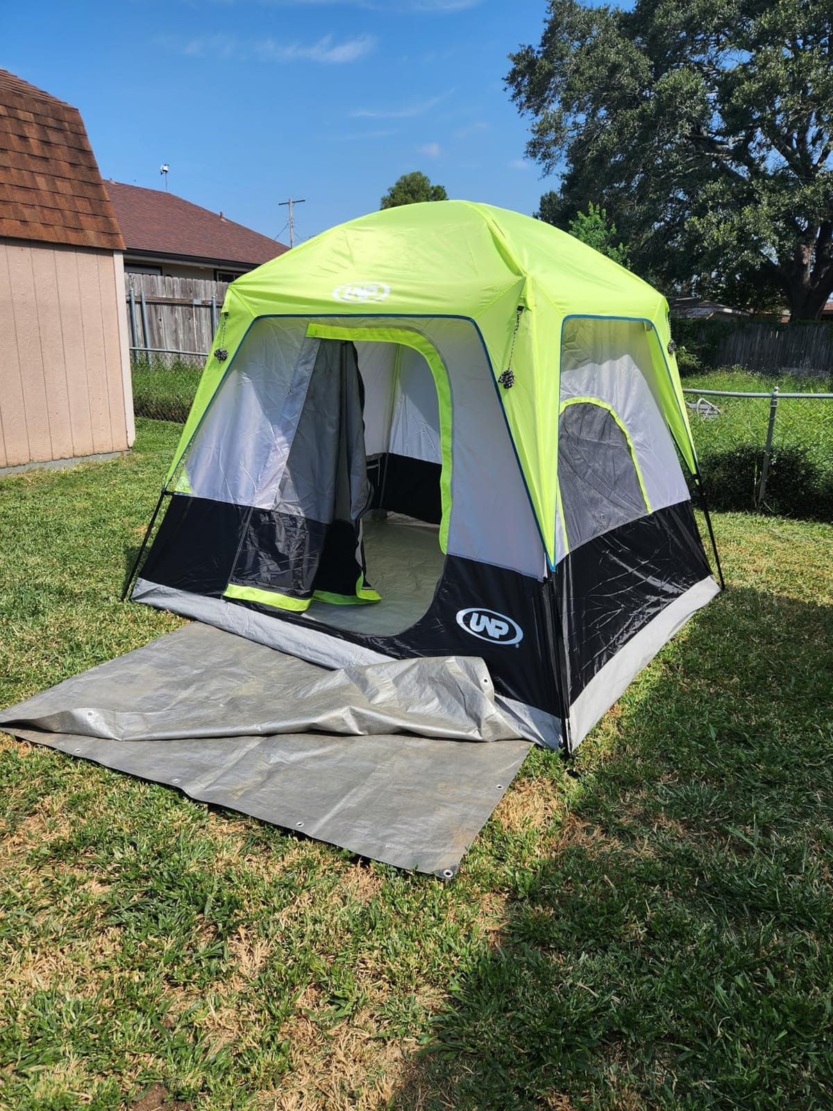 UNP 2/4/6/8 Person Tent, Portable Cabin Tent, Camping Tent 4-Person Easy Set Up, Waterproof with Top Rainfly for Outdoor Camping/Hiking customer photo 2