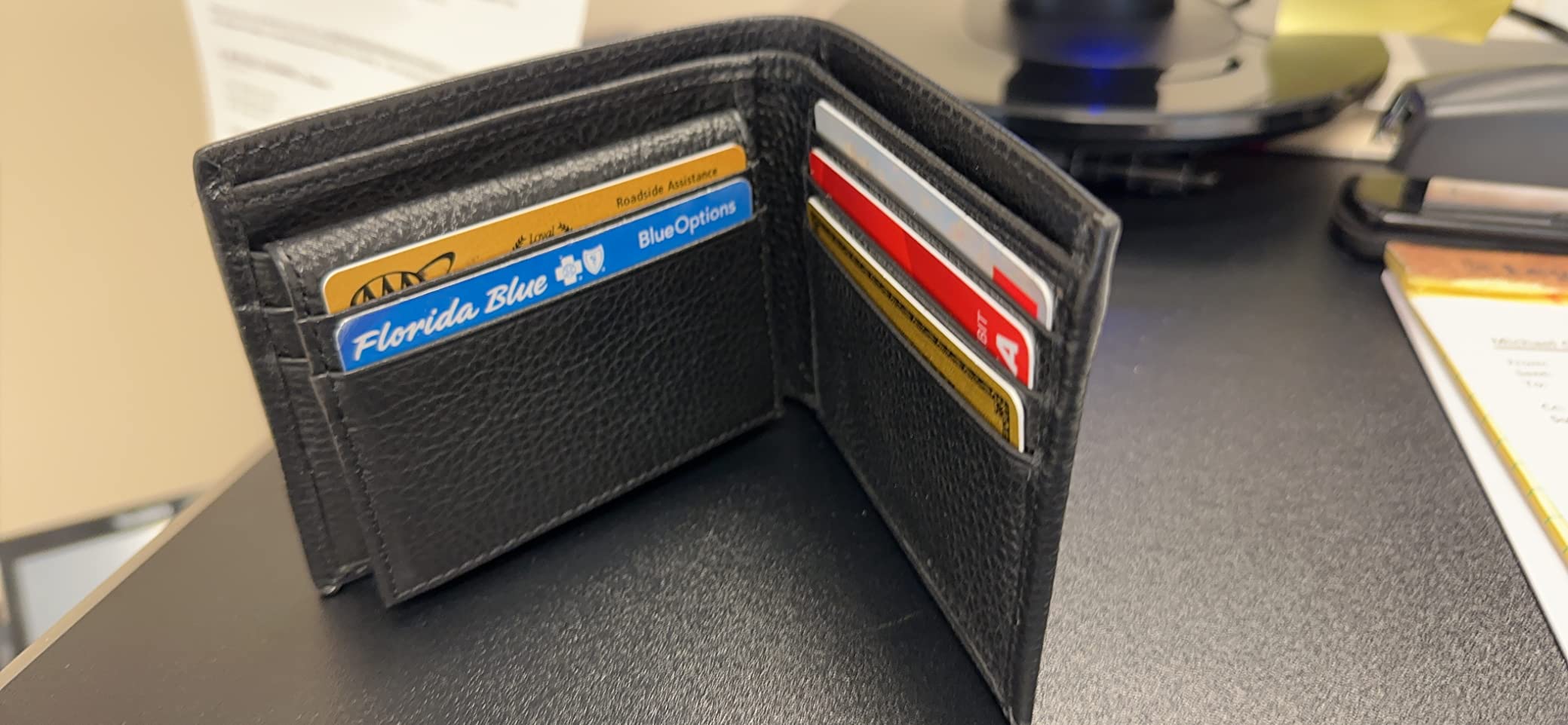 Cole Haan Men's Leather Everyday Bifold RFID Wallet customer photo 2