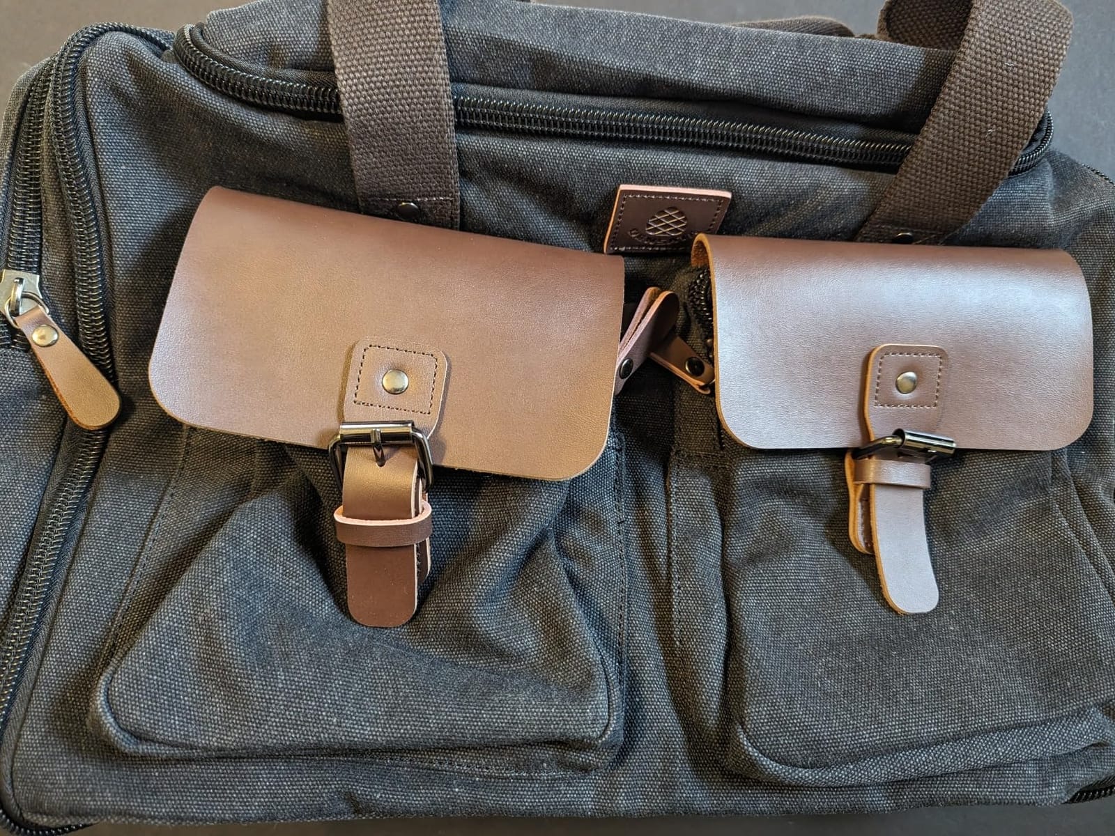 Waxed Canvas Duffle Bag for Men - 50L Waterproof Travel Duffel Bags customer photo 1