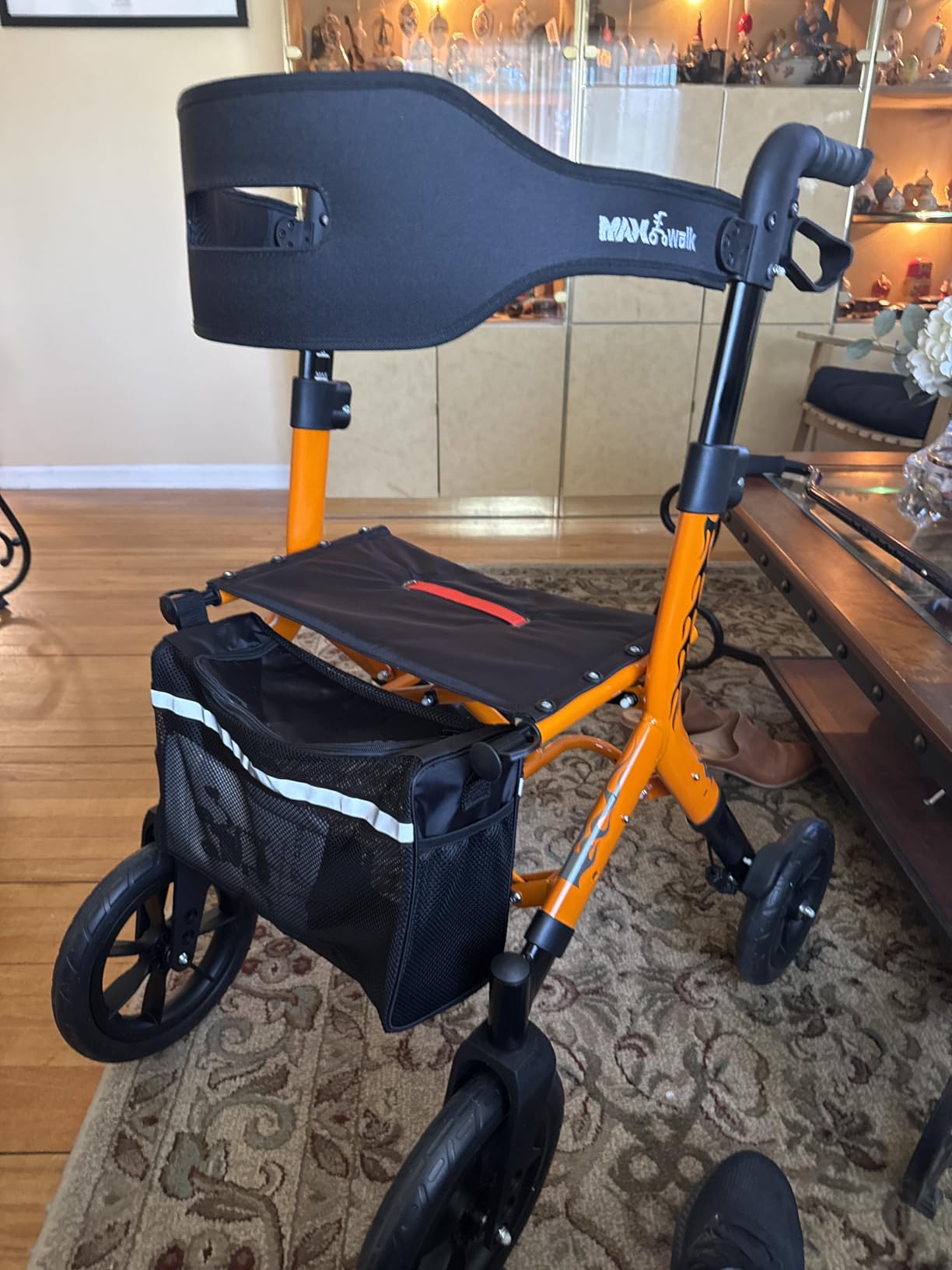 MAXWALK Walkers for Seniors with Seat, Tall Rollator Walker, Foldable customer photo 1