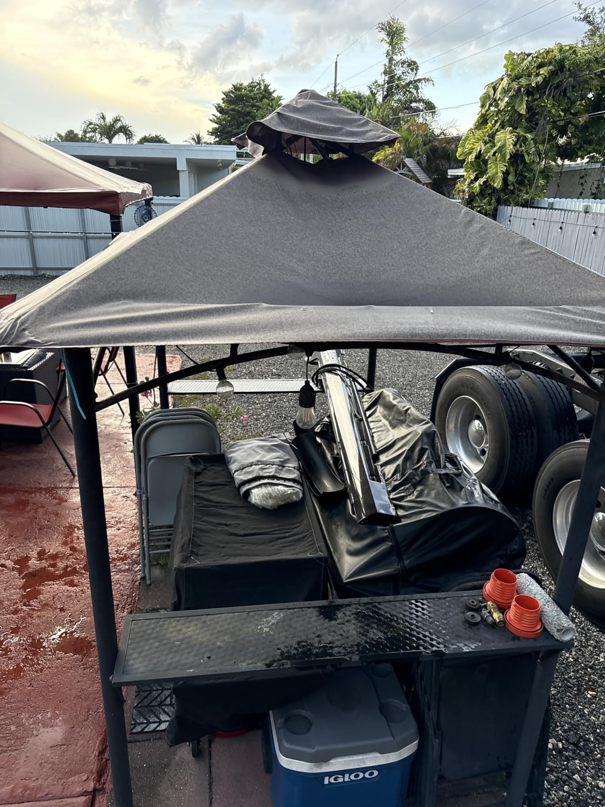 Grill Gazebo Canopy Replacement, 5 x 8 Ft, Khaki customer photo 1
