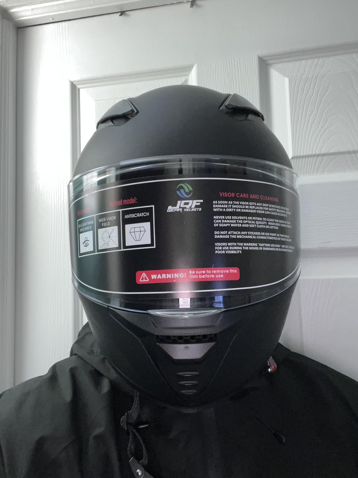 Full Face Motorcycle Helmet WS-607 DOT Approved for Adults customer photo 1