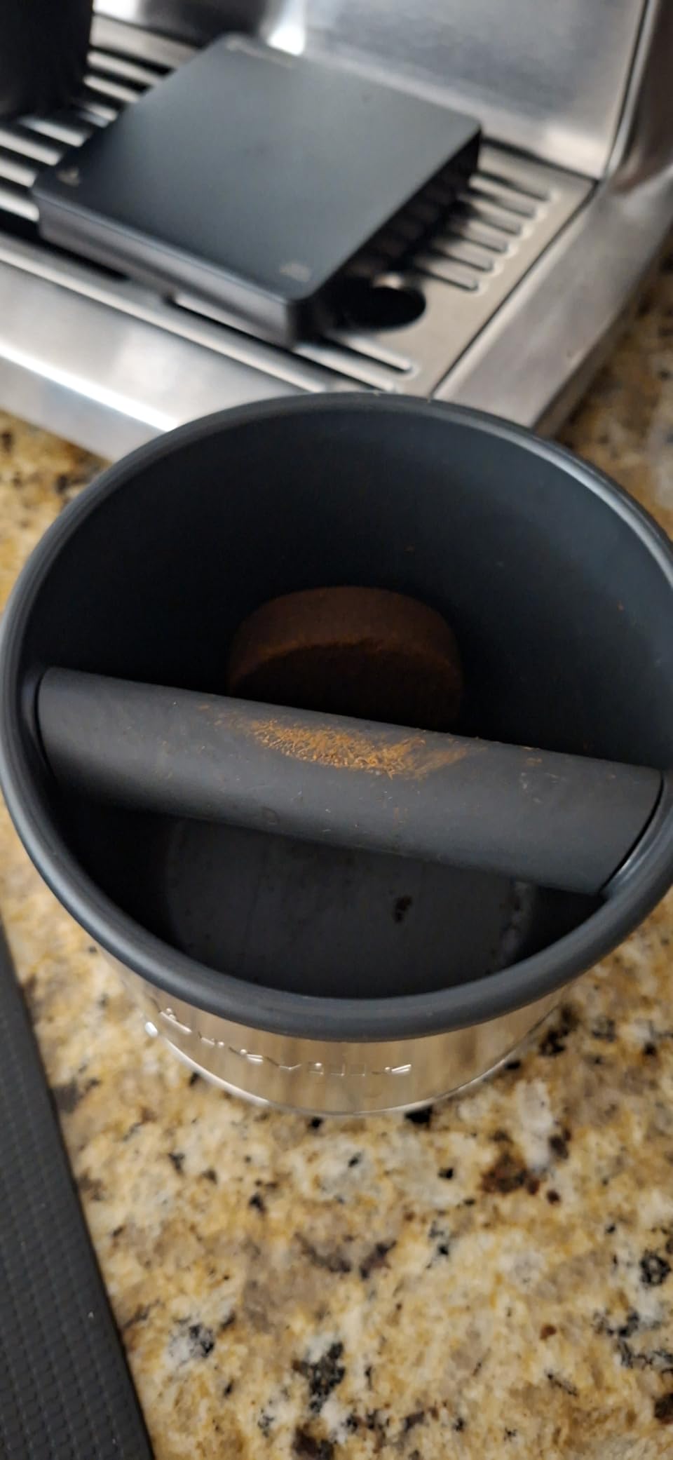 Breville BEA501BSS Knock Box 10 Espresso Accessory, Brushed Stainless Steel customer photo 2