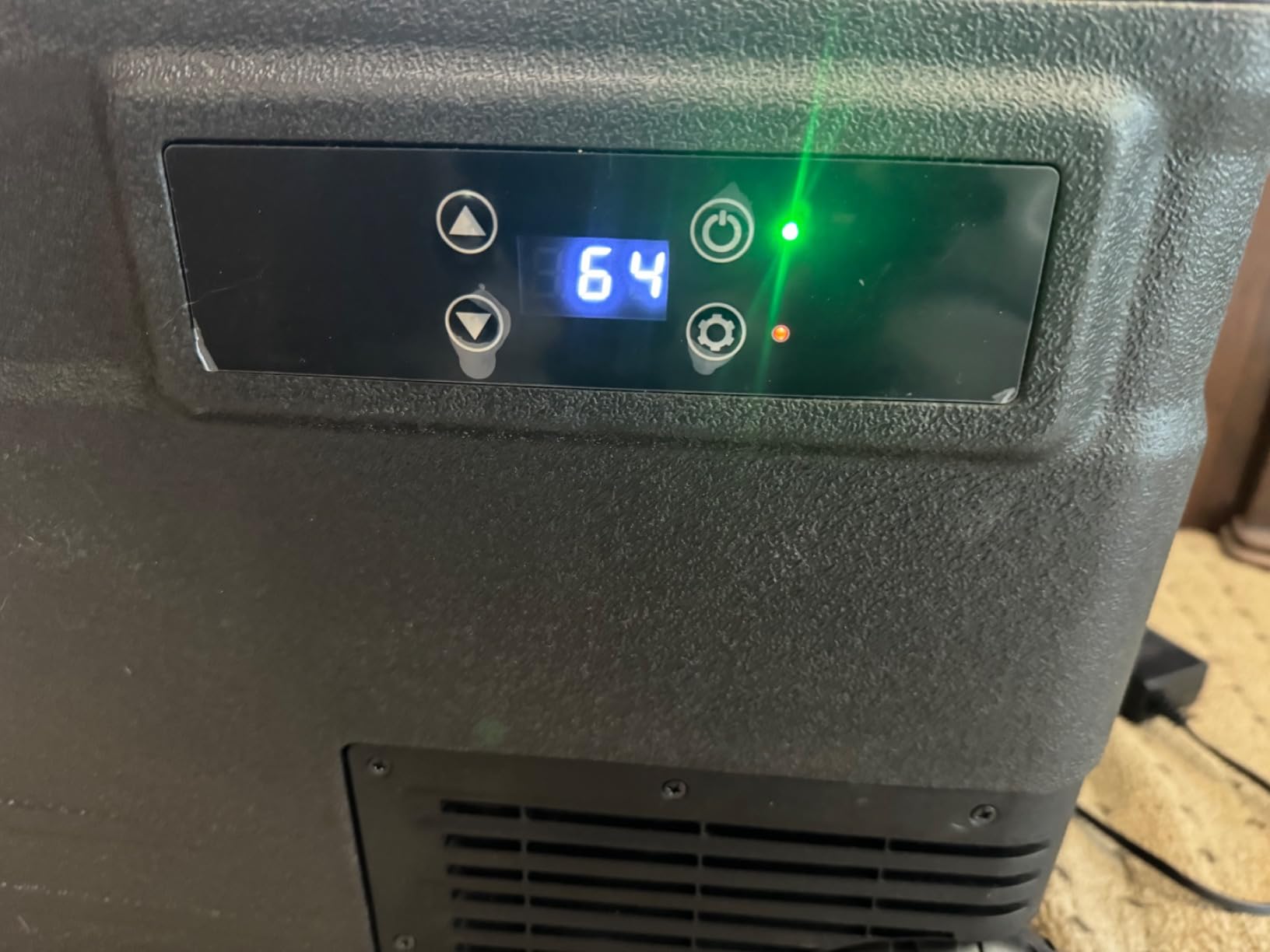 EUHOMY 80QT Portable Electric Cooler, Car Refrigerator, 0℉ to 68℉, AC/DC | Large Capacity, Fast Cooling, Quiet, 12V&100-120V, Car, RV & Home Use, Wheels & Handles, Battery Protection, Anti-Shake Design customer photo 1