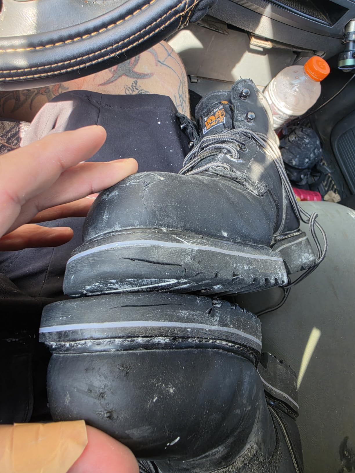 Timberland PRO Men's Pit Boss 6 Inch Steel Safety Toe Industrial Work Boot customer photo 2