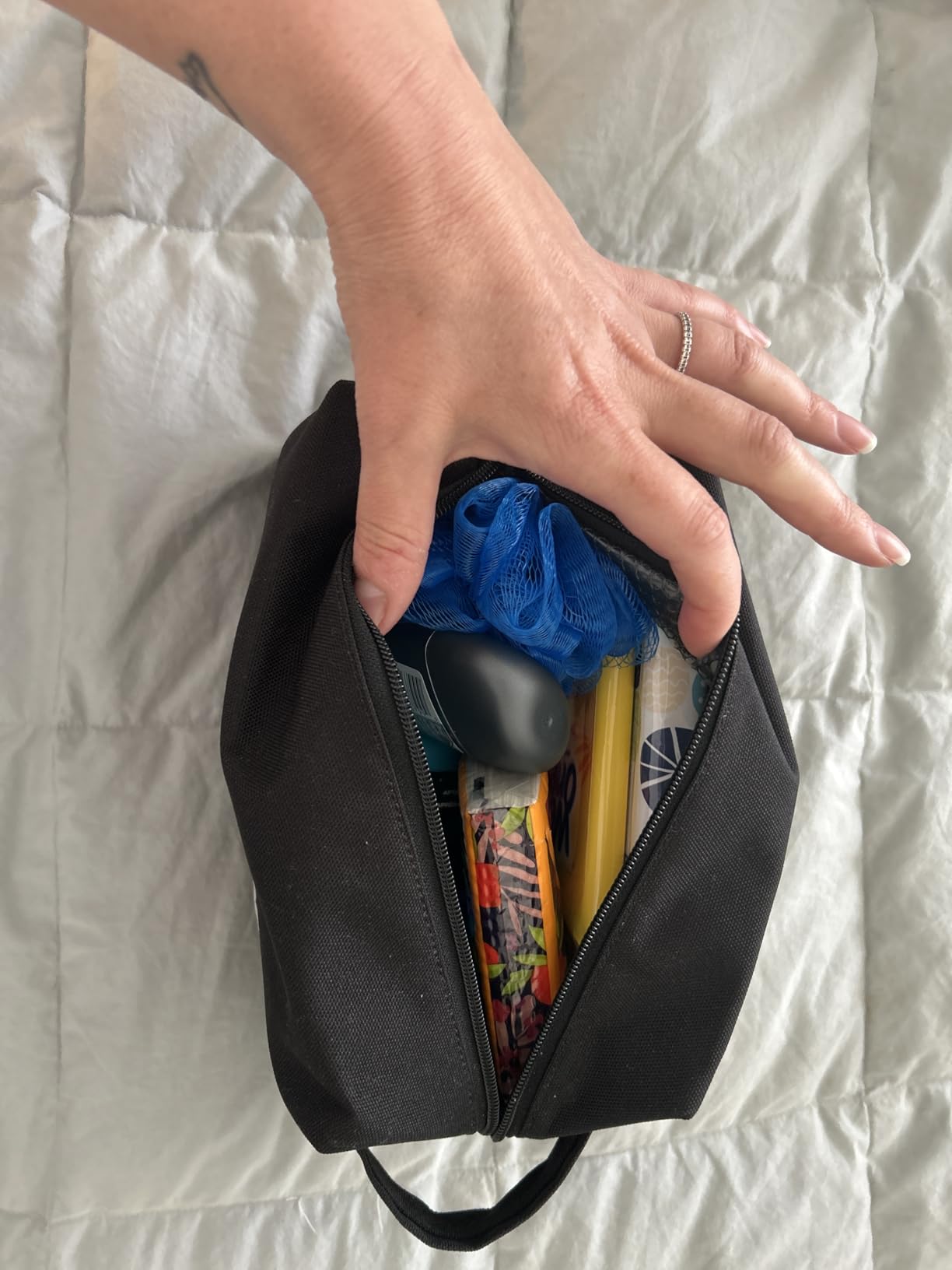 Carhartt Classic Zippered Travel Kit Black | Durable, Organize Essentials with the Water Resistance Toiletry Bag customer photo 1