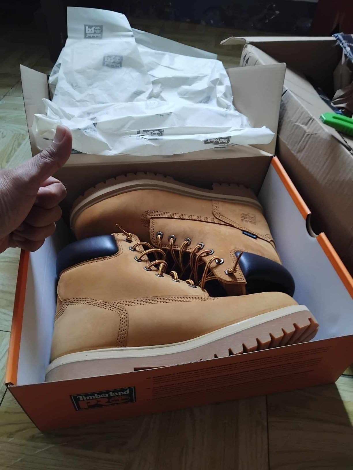 Timberland PRO Men's Direct Attach 6 Inch Soft-toe Insulated Waterproof Industrial Work Boot customer photo 1