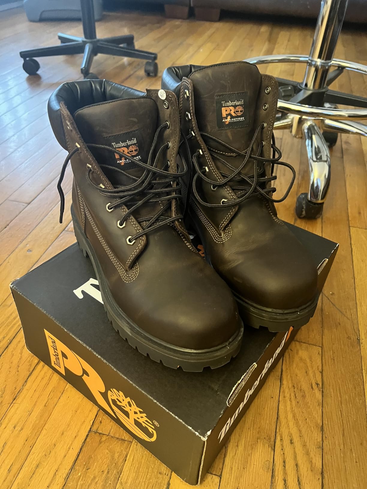 Timberland PRO Men's Direct Attach 6 Inch Soft-toe Insulated Waterproof Industrial Work Boot customer photo 2