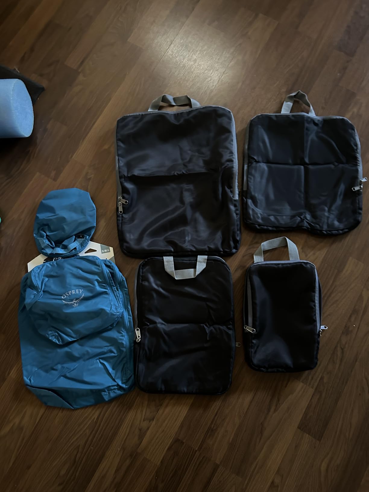 PANDA JOYS 4 Set Compression Packing Cubes Travel - Travel Accessories Expandable Packing Organizers for Carry On - Essentials Luggage Bags - Black customer photo 2