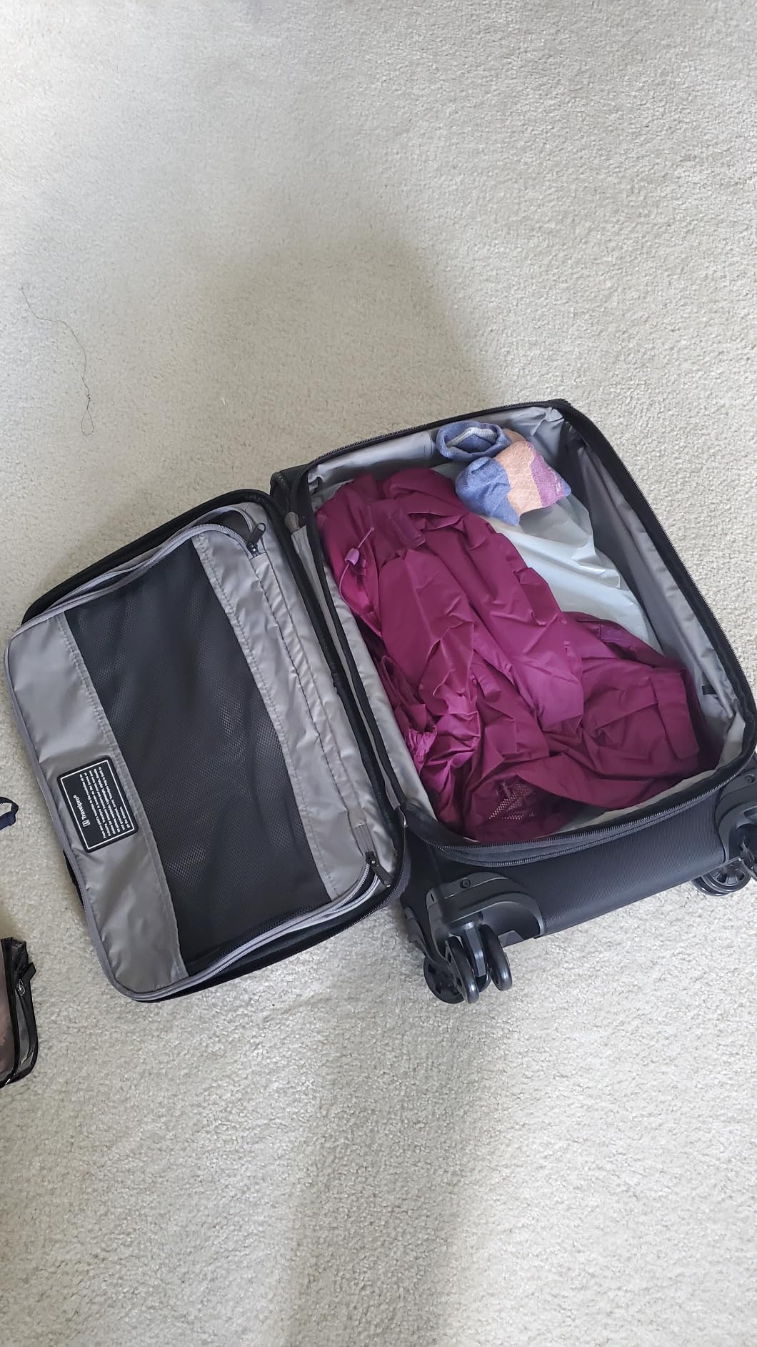 Travelpro Crew Classic Softside Checked Luggage, Blue, 25-Inch customer photo 1