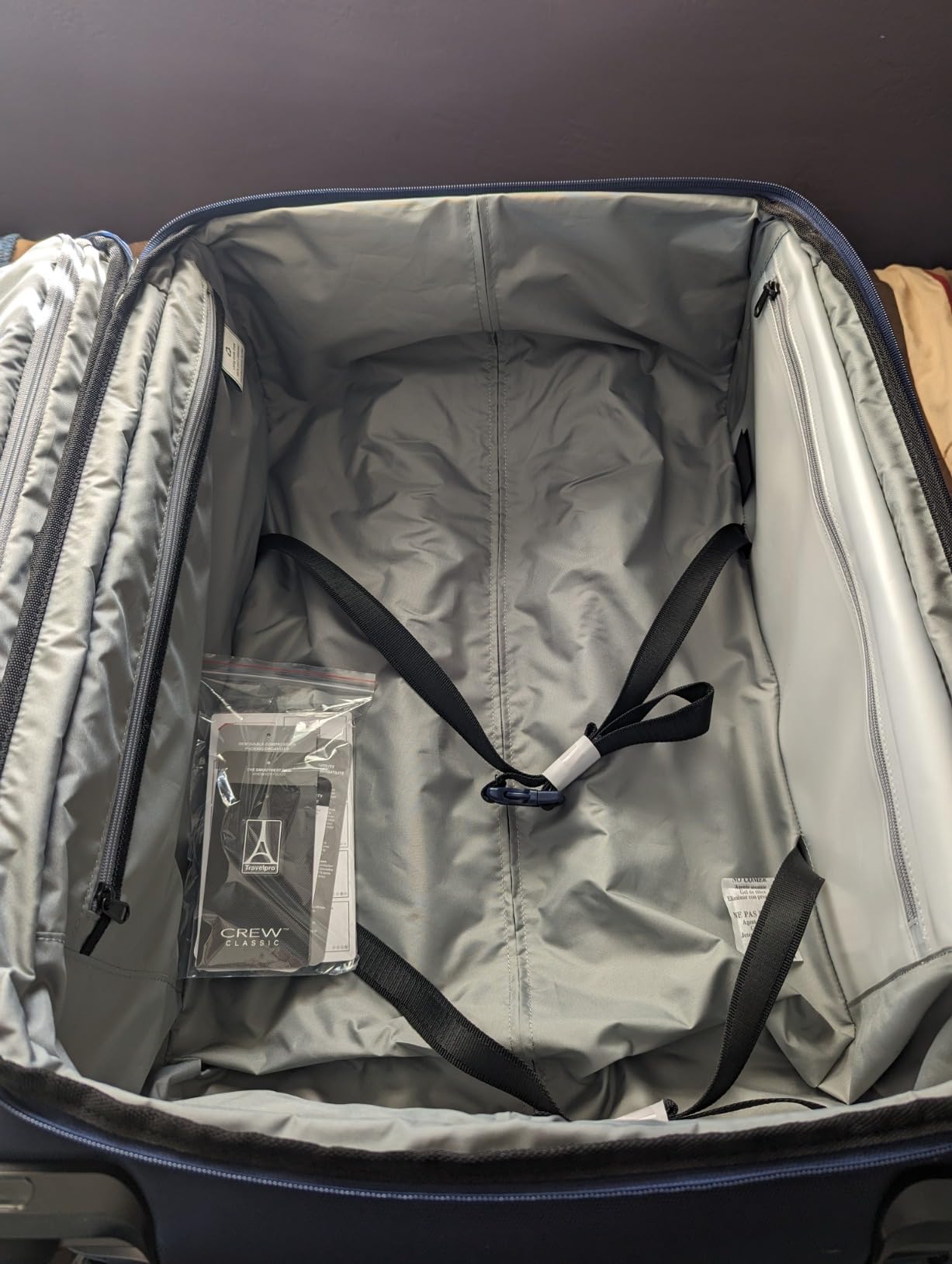 Travelpro Crew Classic Softside Checked Luggage, Blue, 25-Inch customer photo 2