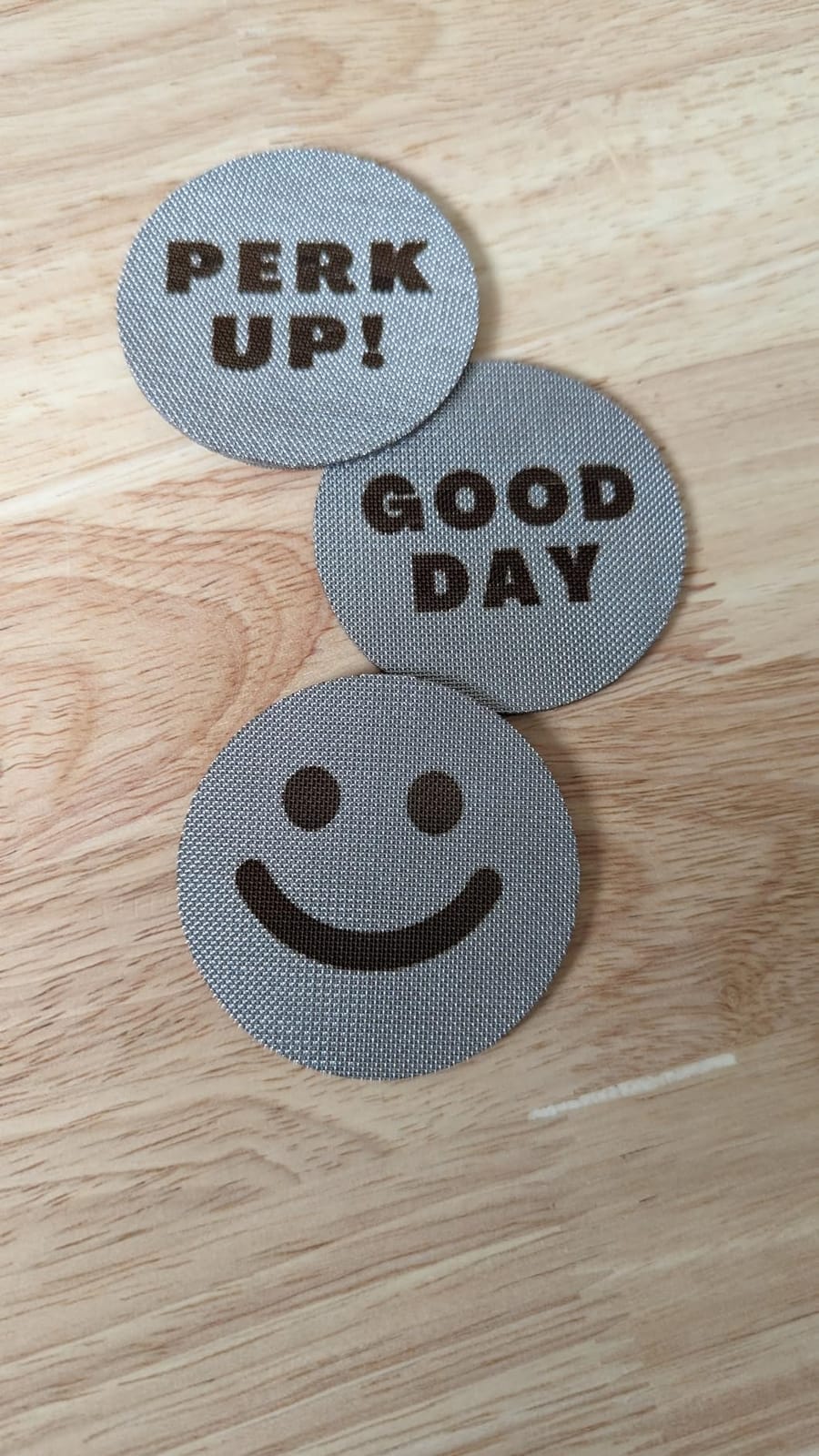 FLUR Happy Pucks (3Pack) Espresso Puck Screens for Breville - Reusable Coffee Filter Screens – Compatible with 51mm, 53.3mm, and 58.5mm Portafilters - 1.7mm Thickness - 316 Stainless Steel (53.5mm) customer photo 2