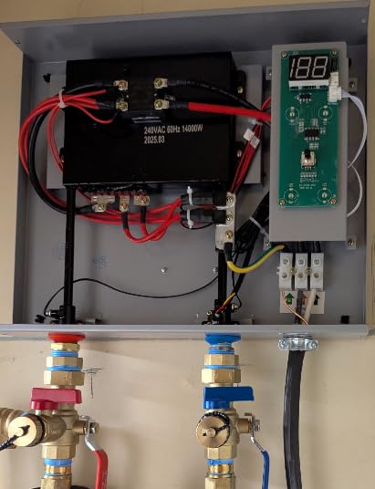 ThermoMate Tankless Water Heater Electric, 11kW 240 Volt On Demand Instant Hot Water Heater for Point of Use, Self-Modulating LED Display Knob Control, ETL Certified, 2.15GPM at 35°F Rise customer photo 2