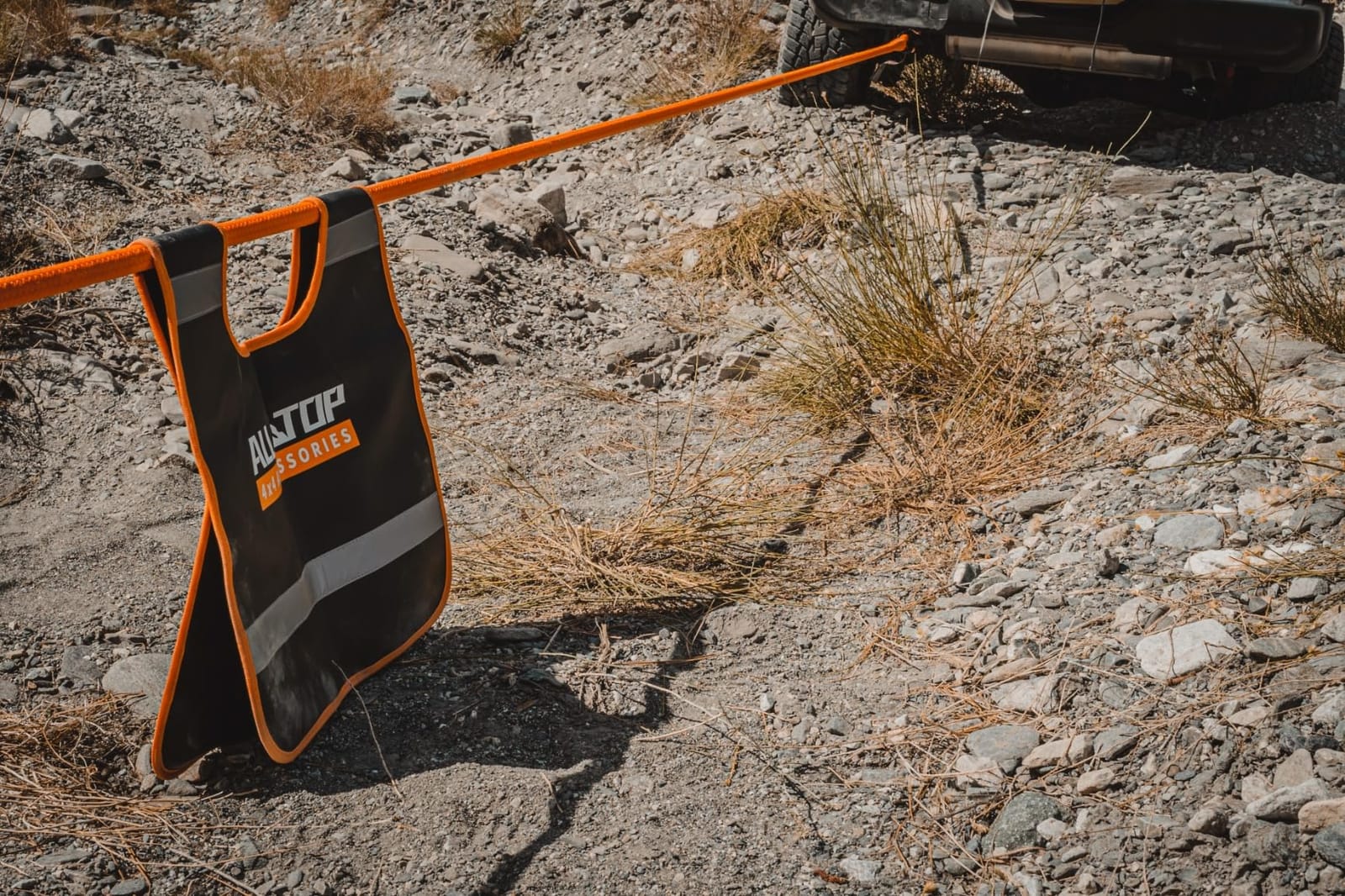 ALL-TOP Kinetic Recovery Rope (Reflective) 48000Lbs, 1in x 30ft, Heavy Duty 30+% Elasticity, 16000Lbs Work Load Limit for 4x4 Offroad customer photo 2