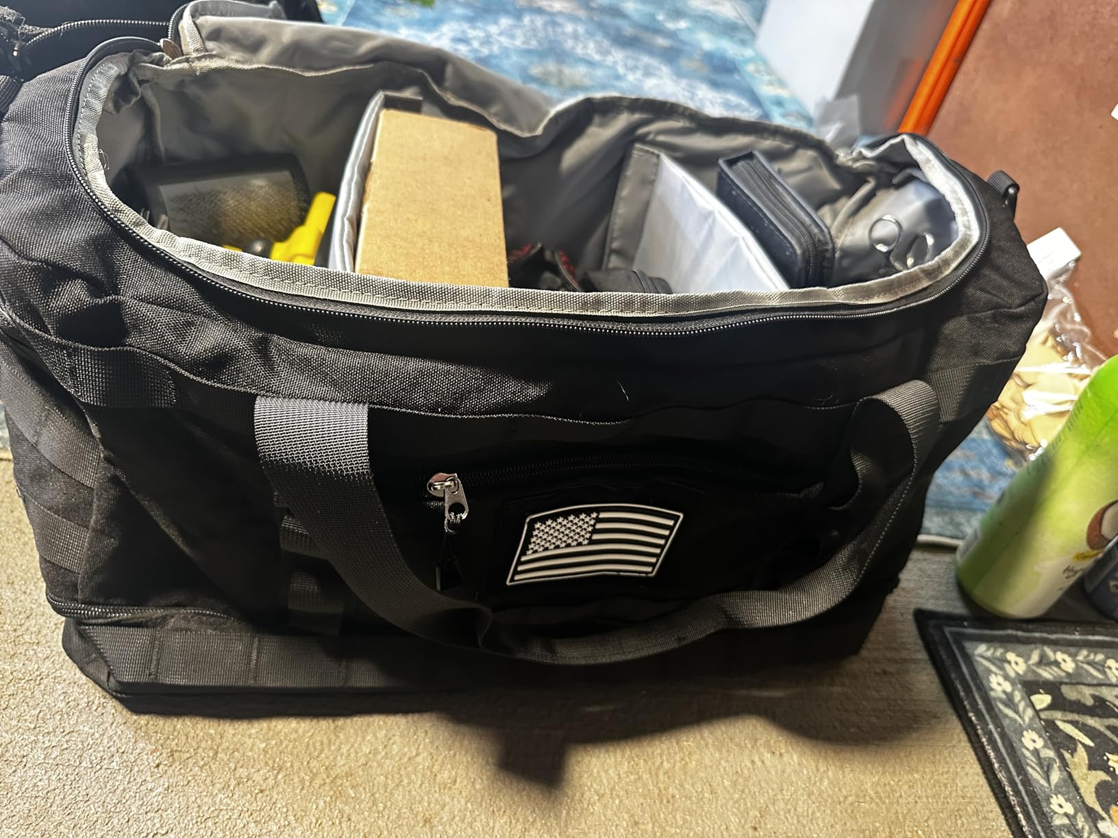 Gym Bag for Men Women, Carry on Luggage 22x14x9 Airline Approved Duffle Bag customer photo 1