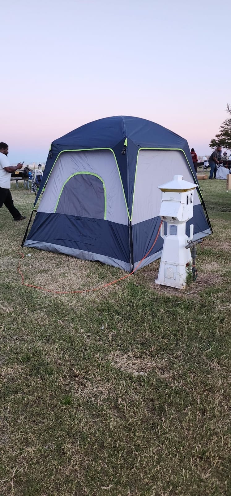 UNP Portable Cabin Tent 4-Person Easy Set Up, Waterproof with Top Rainfly for Outdoor Camping/Hiking customer photo 2