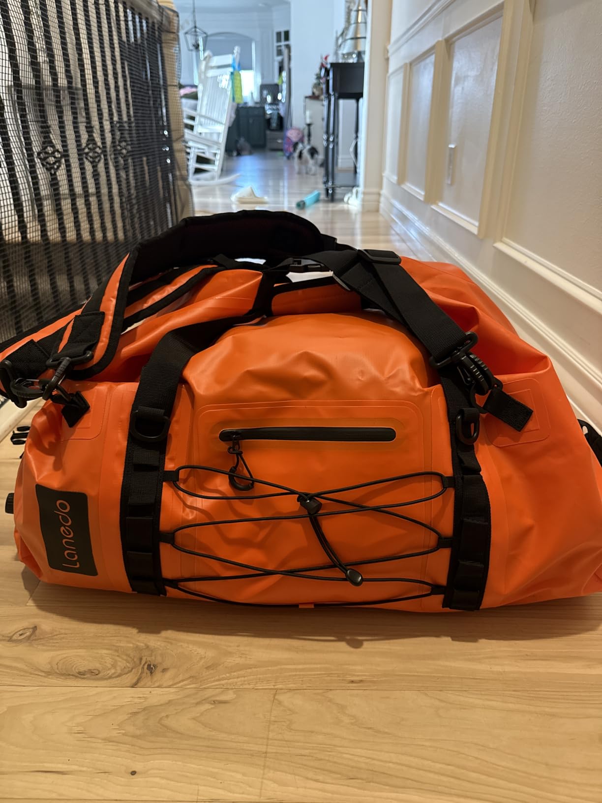 80L Dry Bag Large Waterproof Bag Roll-Top Heavy Duty Fishing Duffel Bag with Durable Straps & Handles for Kayaking Paddle boarding Boating Rafting Fishing Canoeing Camping customer photo 1