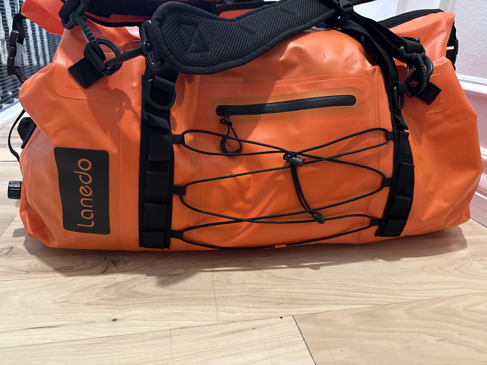 80L Dry Bag Large Waterproof Bag Roll-Top Heavy Duty Fishing Duffel Bag with Durable Straps & Handles for Kayaking Paddle boarding Boating Rafting Fishing Canoeing Camping customer photo 2