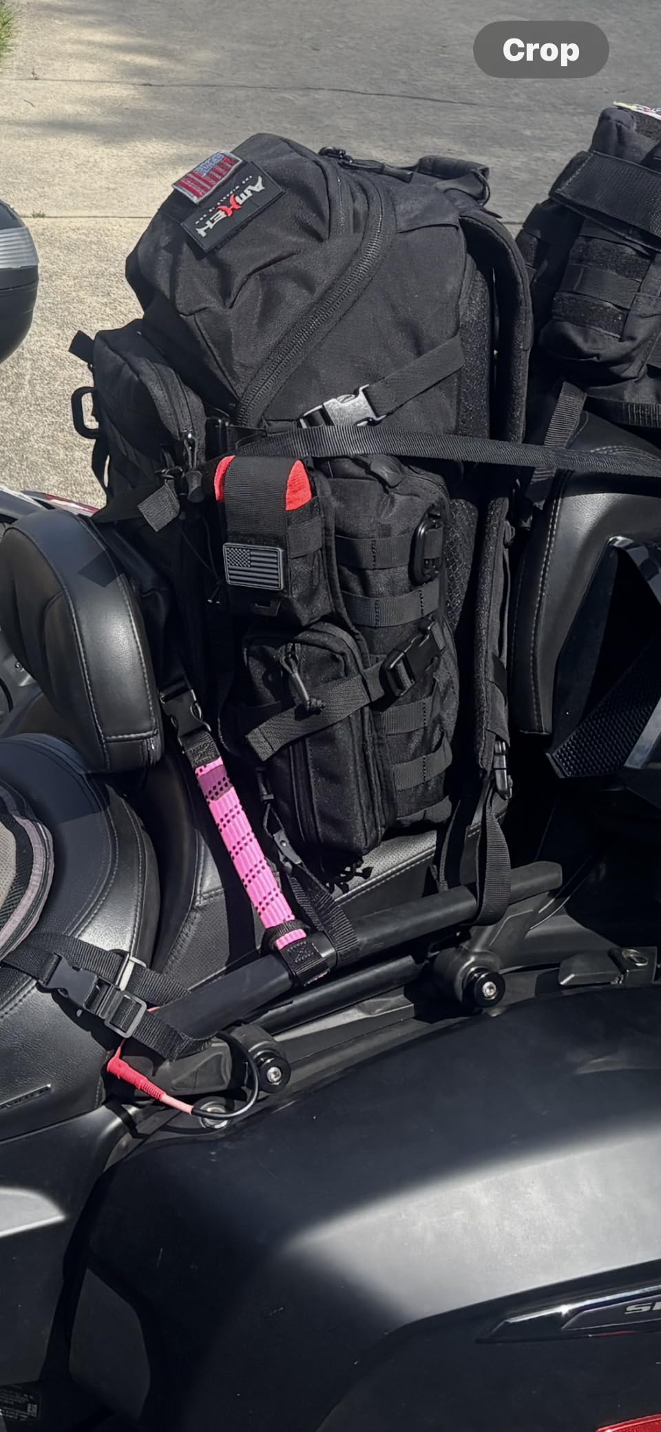 AMHEH 52L Tactical Backpack, Flight Approved, 1050D, 17 inch Laptop, Black | Fit Overhead Bins 20.5x14x7.9 inch, Heavy Duty Anti Burst Zippers, 60 lbs Load, Water Resistant, MOLLE, Travel, Work customer photo 2