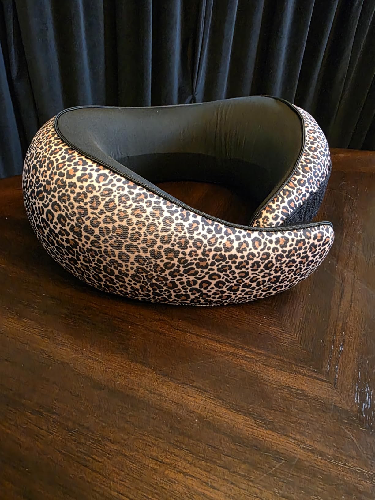 FlyHugz® Neck Travel Pillow Memory Foam Neck Pillow, Gray customer photo 1