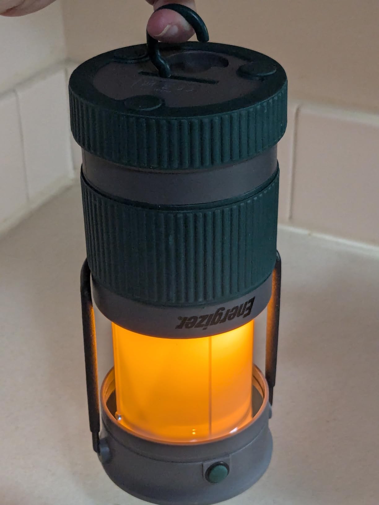 Energizer S-500 Hybrid Power Camping Lantern, Solar, Rechargeable, or AA Battery Powered, IPX4 Water Resistant Bright LED Lantern customer photo 2