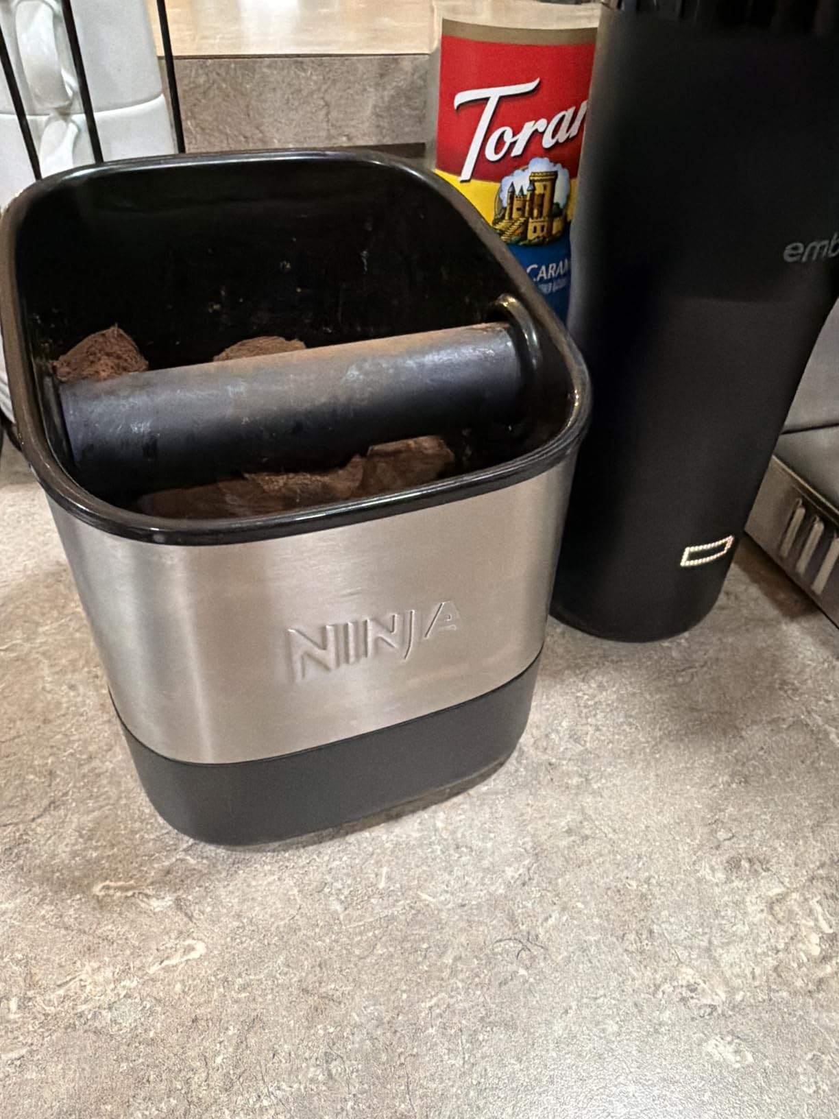 Ninja Luxe Café Knock Box, Holds 10 Double Shot Pucks, XSKKNOCKBOX customer photo 1
