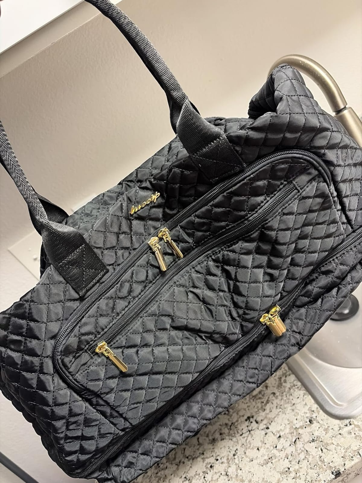 Travel Duffle Bag Weekender for Women - Carry-On Overnight Bag Personal Item Bag with Shoe Compartment & Wet Pocket Large Weekend Tote Bags with Toiletry Bag customer photo 1