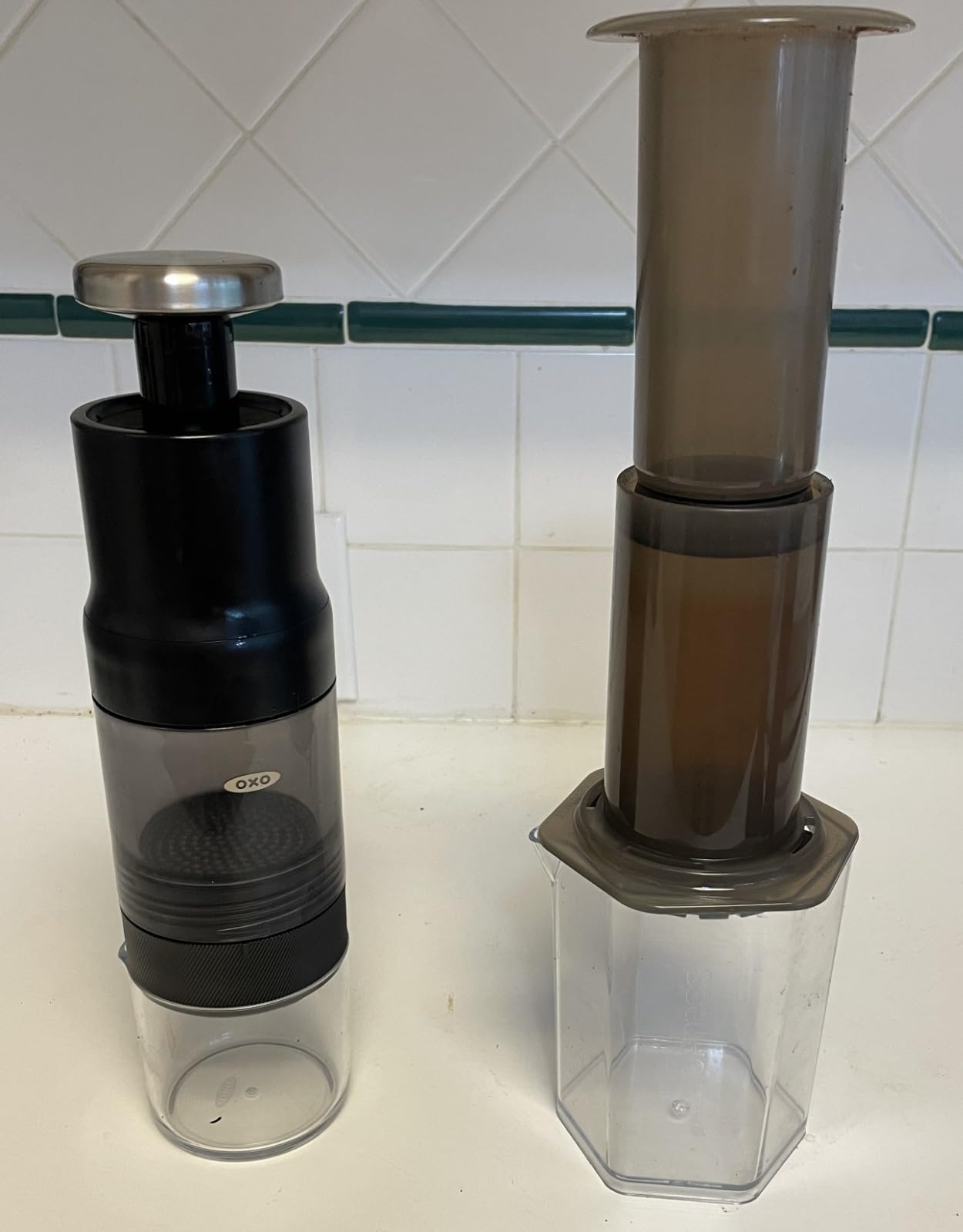 OXO Brew Portable Rapid Coffee Brewer | Reusable Filter, Small, Quick Brew in 5 Minutes or Less, Easy-Clean Carafe, Hot or Cold customer photo 1