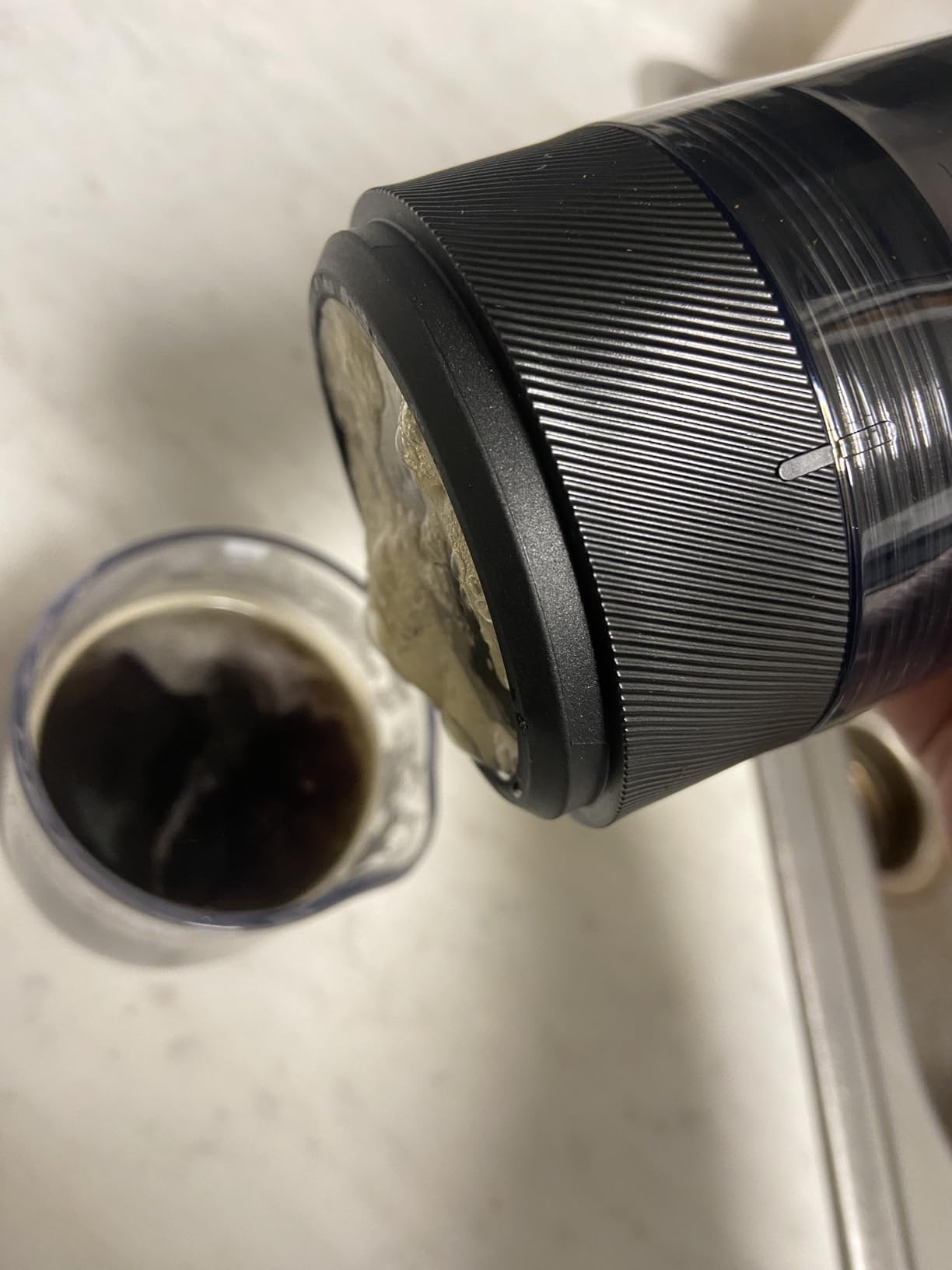 OXO Brew Portable Rapid Coffee Brewer | Reusable Filter, Small, Quick Brew in 5 Minutes or Less, Easy-Clean Carafe, Hot or Cold customer photo 2