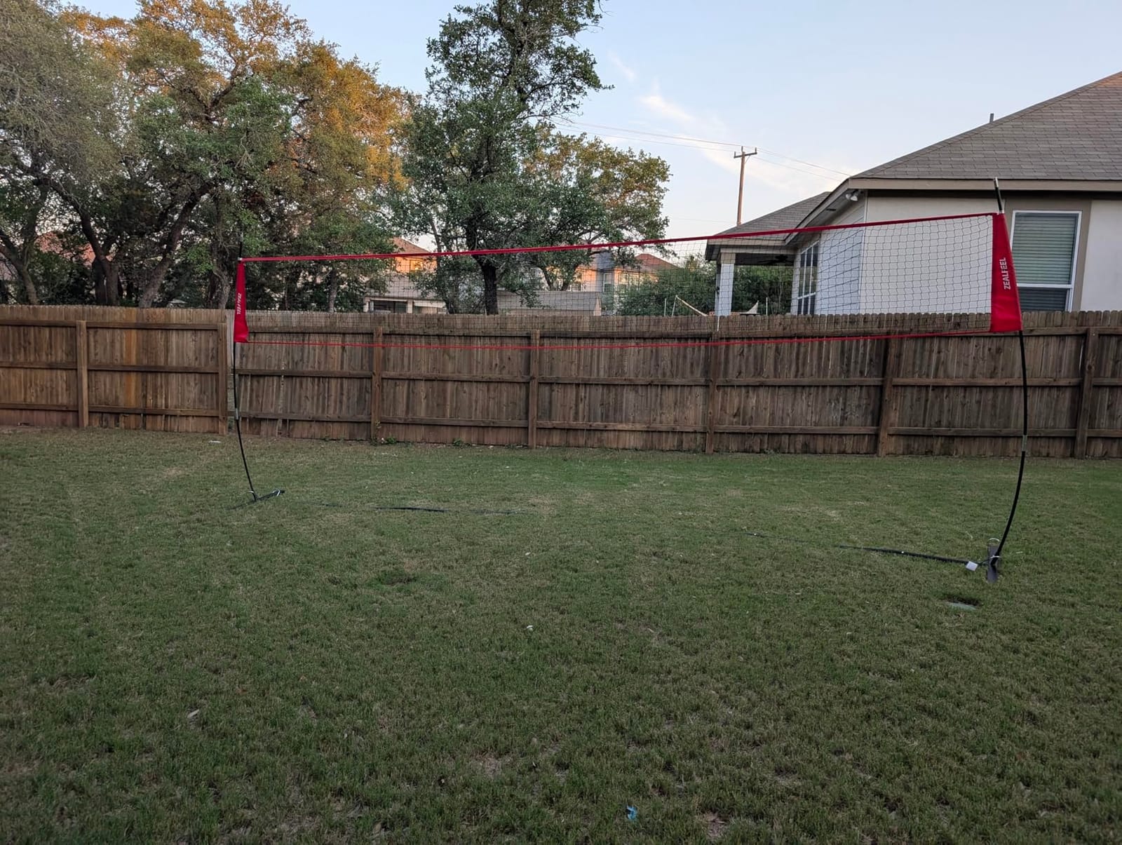 ZEALFEEL Volleyball Net,12/20ft Portable Height-Adjustable Set for Backyard customer photo 1