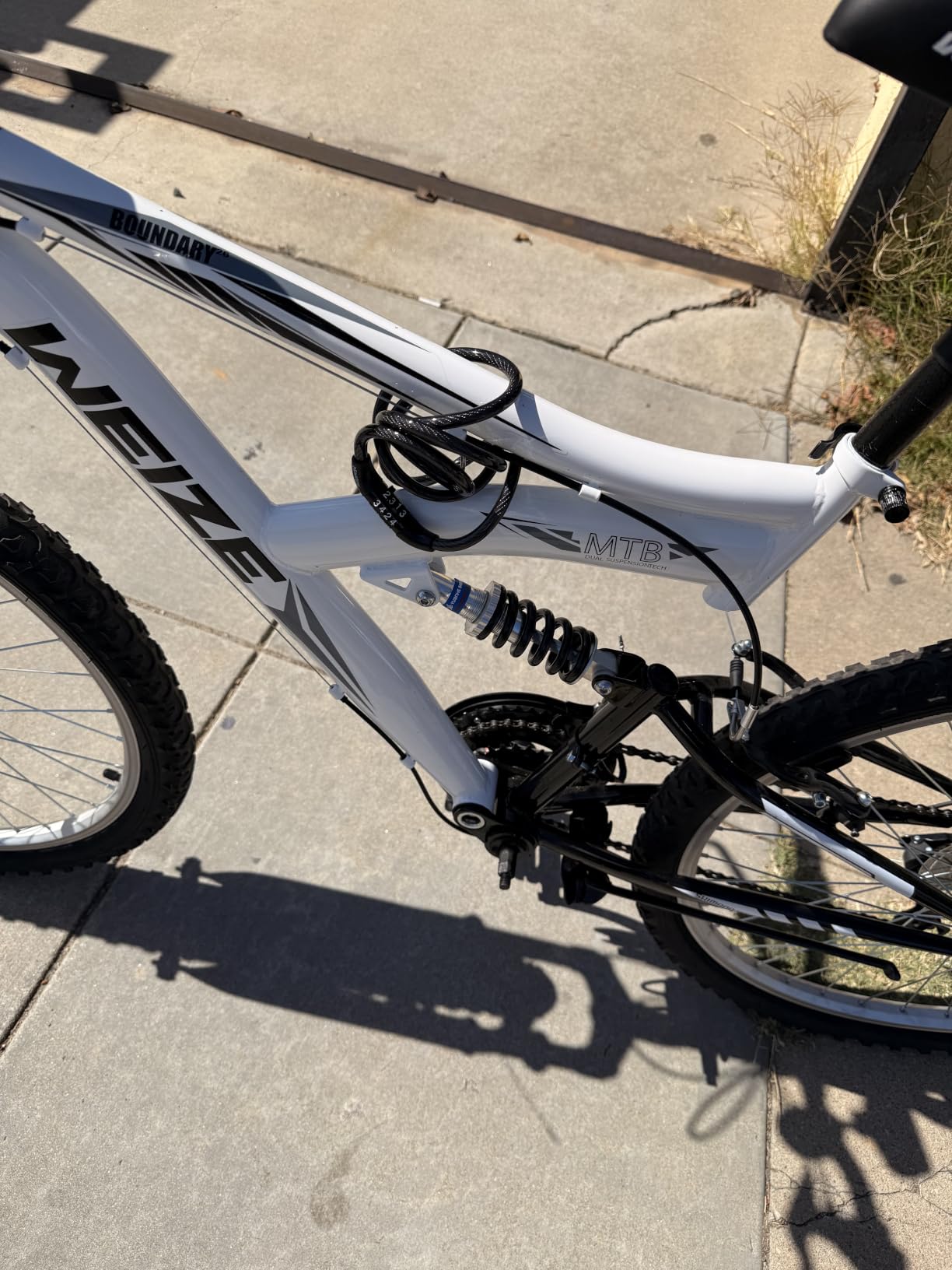 WEIZE Mountain Bike, 24 26 27.5 inch Outdoor Cycling Bike,18-Speed/High-Carbon Steel/Dual Full Suspension, Adjustable Ergonomic Seat for Men Women Adult, MTB Bicycle with Suspension Fork customer photo 1